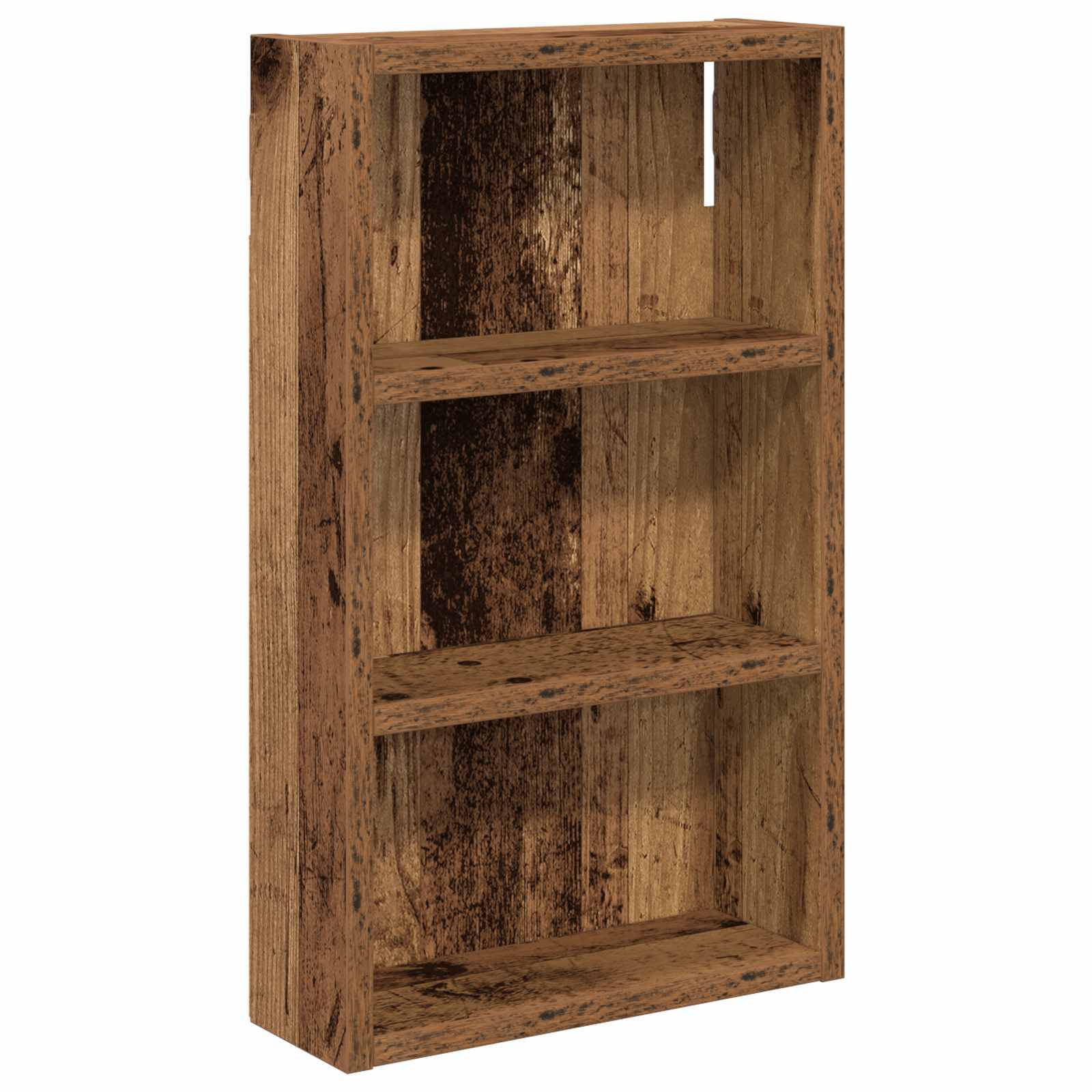 vidaXL Badezimmer-Wandschrank Altholz 30 x 10 x 50 cm Holzwerkstoff