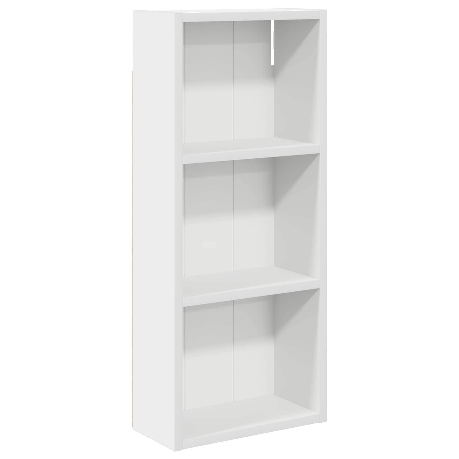 vidaXL Badezimmer-Wandschrank Weiß 30 x 14 x 70 cm Holzwerkstoff