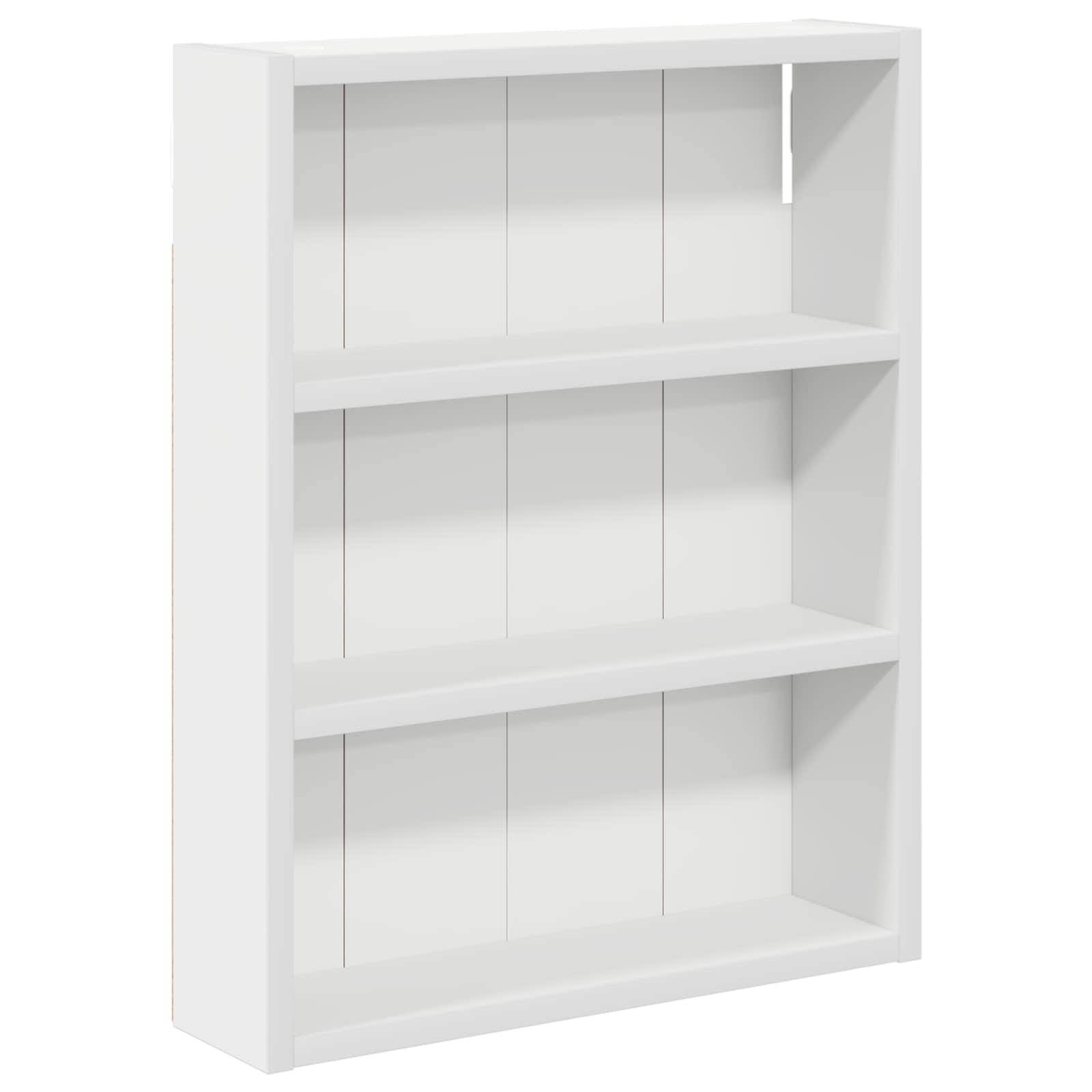vidaXL Badezimmer-Wandschrank Weiß 40 x 10 x 50 cm Holzwerkstoff