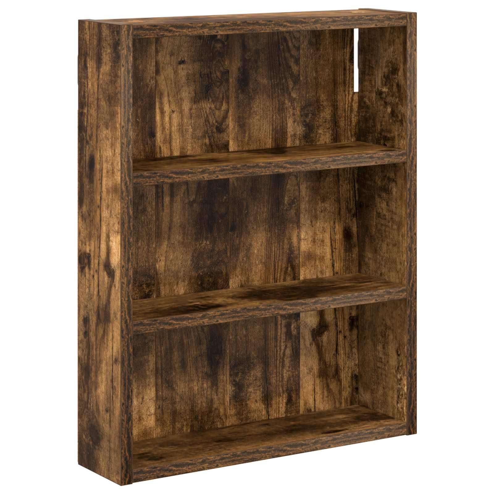 vidaXL Badezimmer-Wandschrank Geräucherte Eiche 40 x 10 x 50 cm