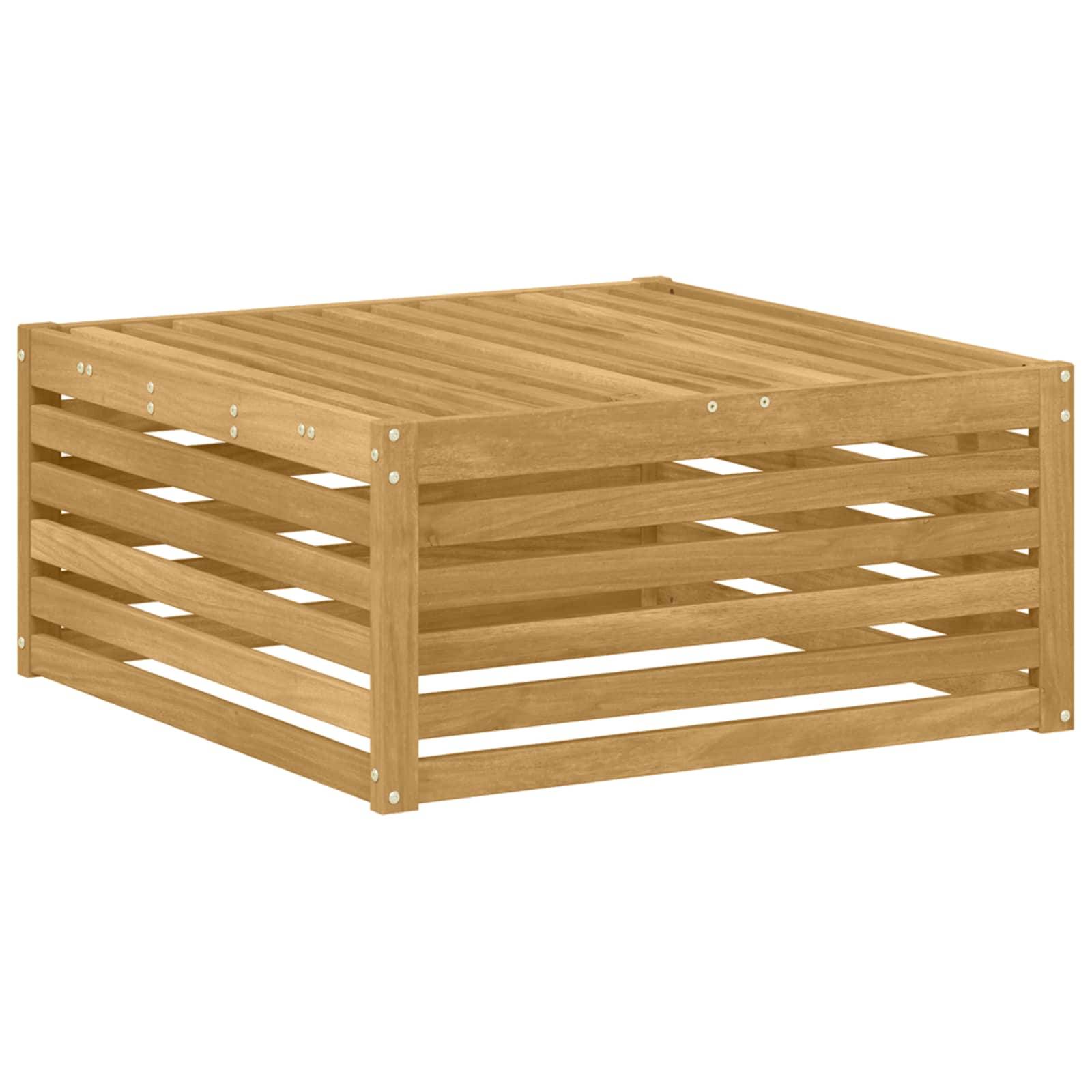 vidaXL 3 Stück Outdoor-Sofagarnitur Polyester Weiß