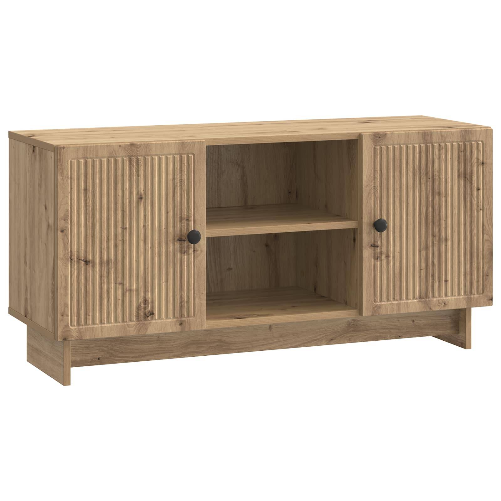 vidaXL TV-Schränk Artisan-Eiche 102 x 34,5 x 50 cm Holzwerkstoff
