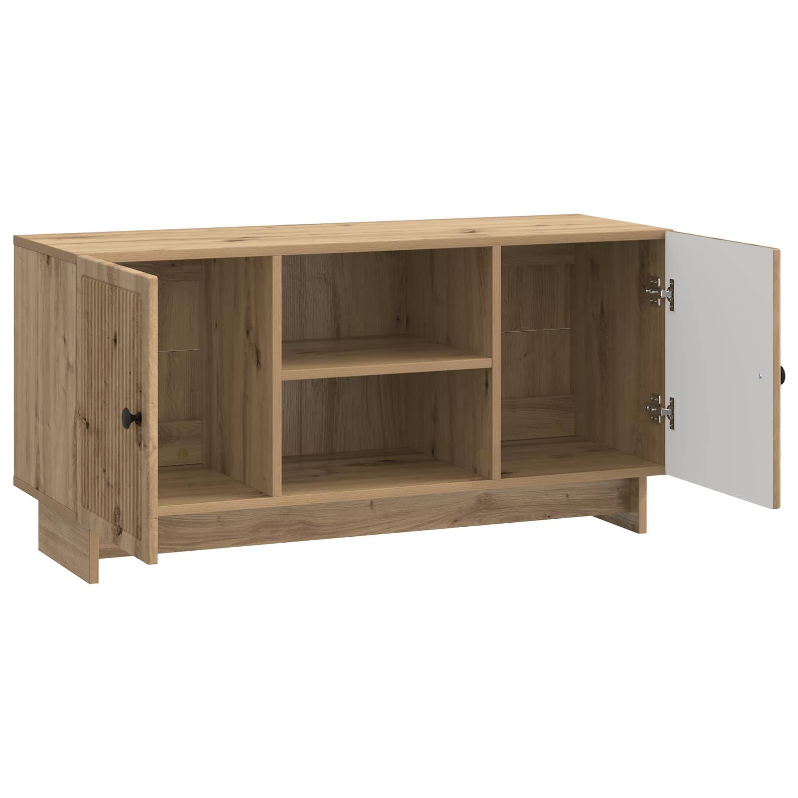 vidaXL TV-Schränk Artisan-Eiche 102 x 34,5 x 50 cm Holzwerkstoff