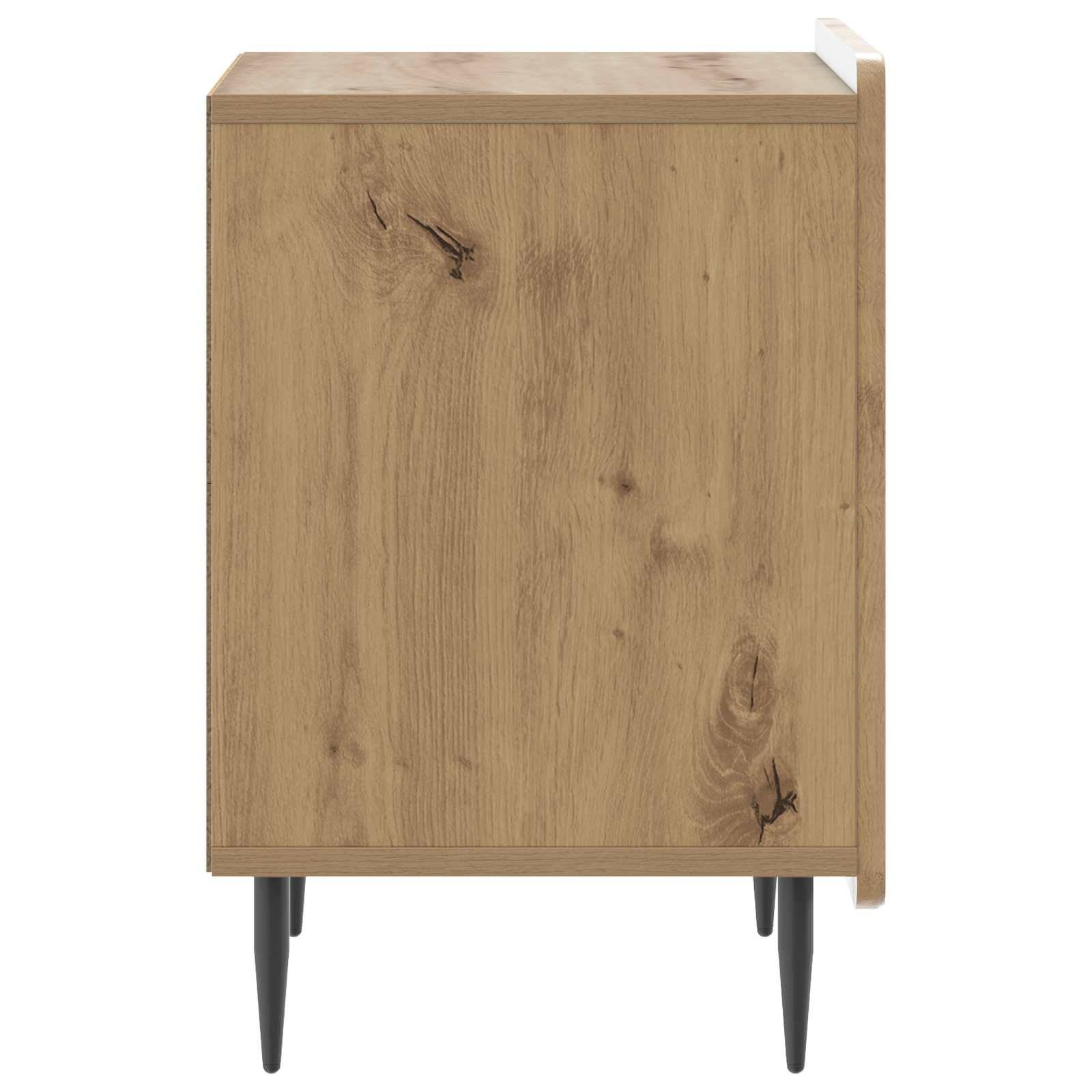 vidaXL Nachttisch Artisan-Eiche 43 x 34,5 x 52 cm Holzwerkstoff