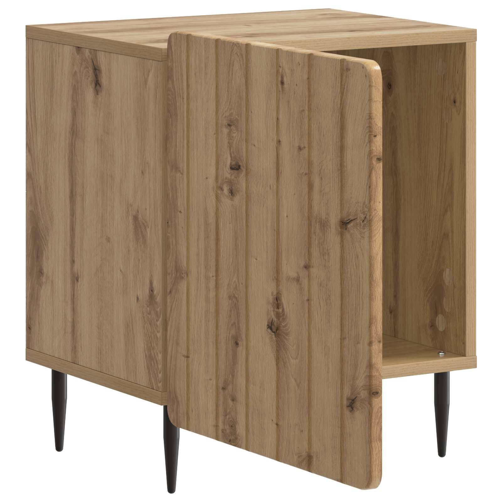vidaXL Nachttisch 2 pcs Artisan-Eiche 43 x 34,5 x 52 cm Holzwerkstoff