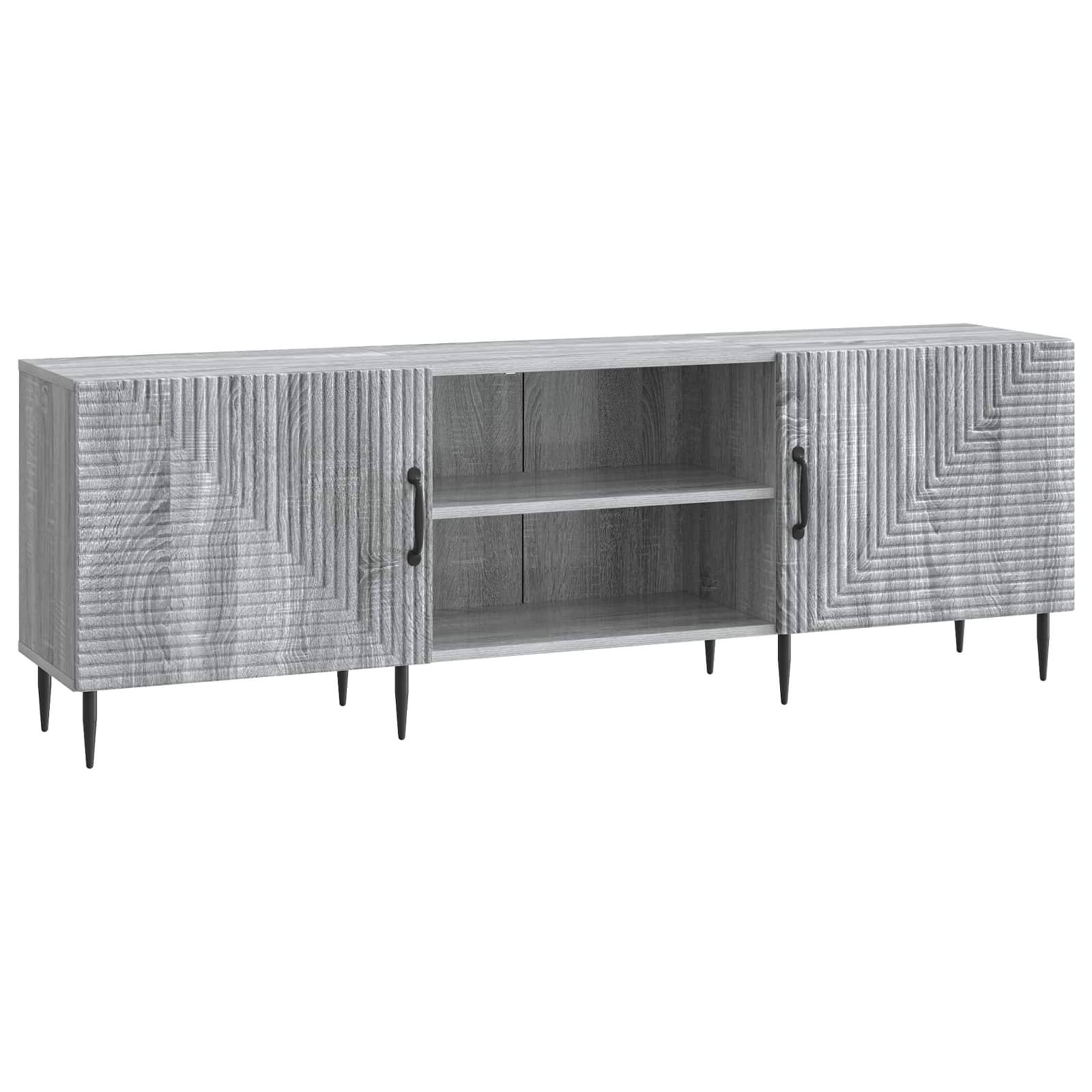 vidaXL TV-Schränk Graues Sonoma 150 x 31 x 50 cm Holzwerkstoff
