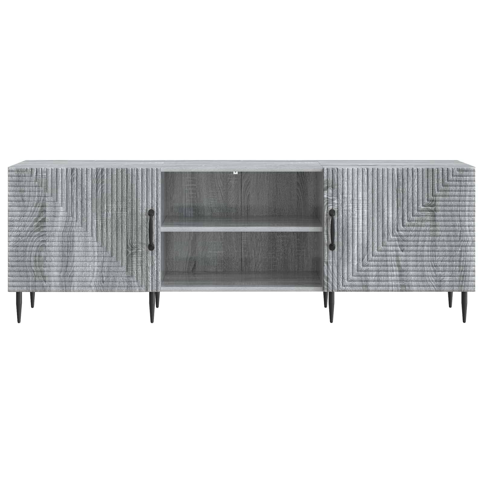 vidaXL TV-Schränk Graues Sonoma 150 x 31 x 50 cm Holzwerkstoff