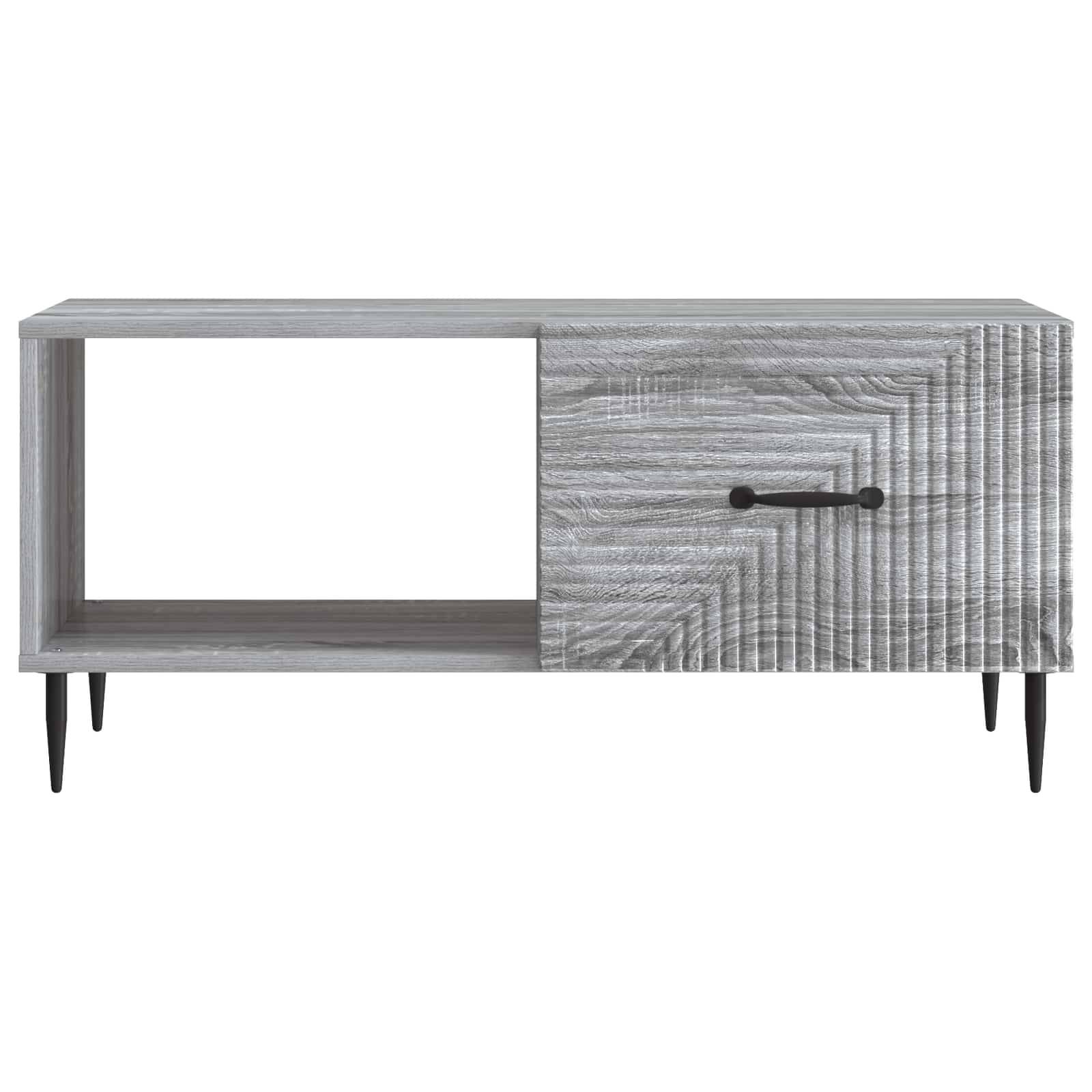 vidaXL Couchtisch Graues Sonoma 90 x 50 x 40 cm Holzwerkstoff