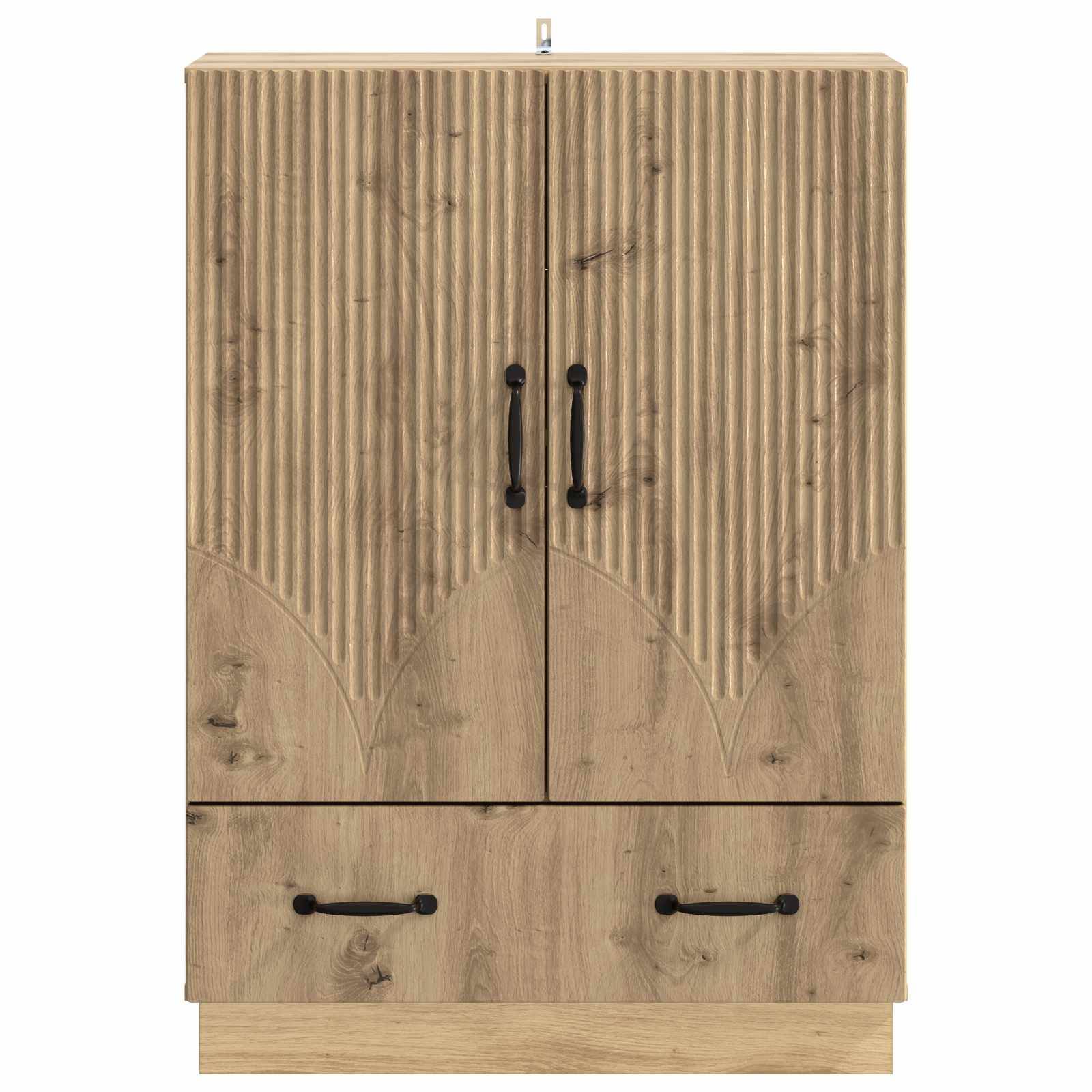 vidaXL Sideboard Artisan-Eiche 66 x 34,5 x 92 cm Holzwerkstoff