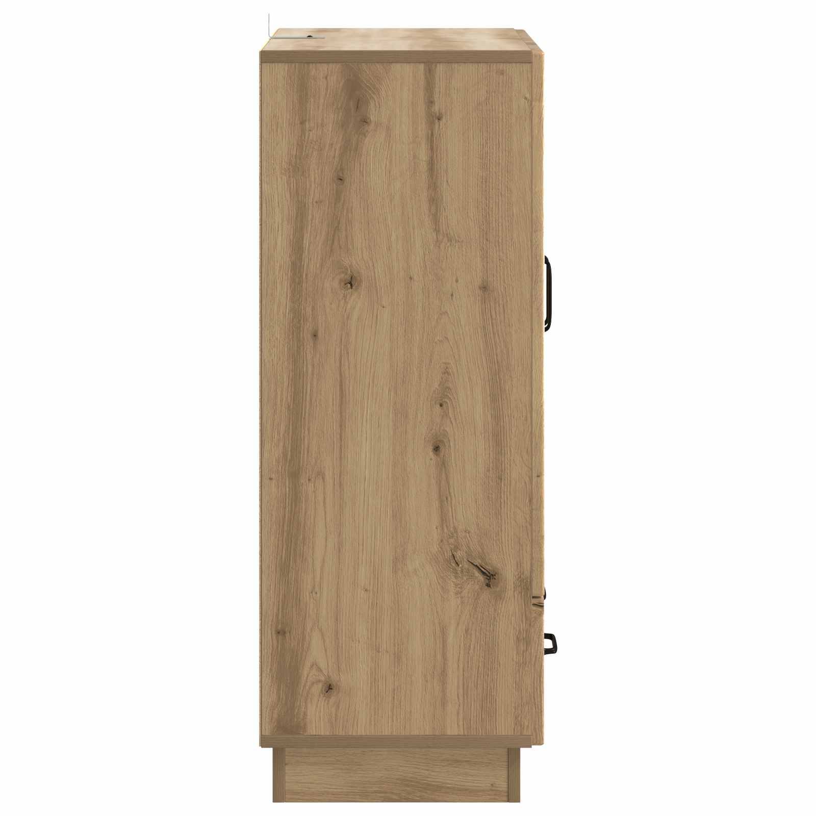 vidaXL Sideboard Artisan-Eiche 66 x 34,5 x 92 cm Holzwerkstoff