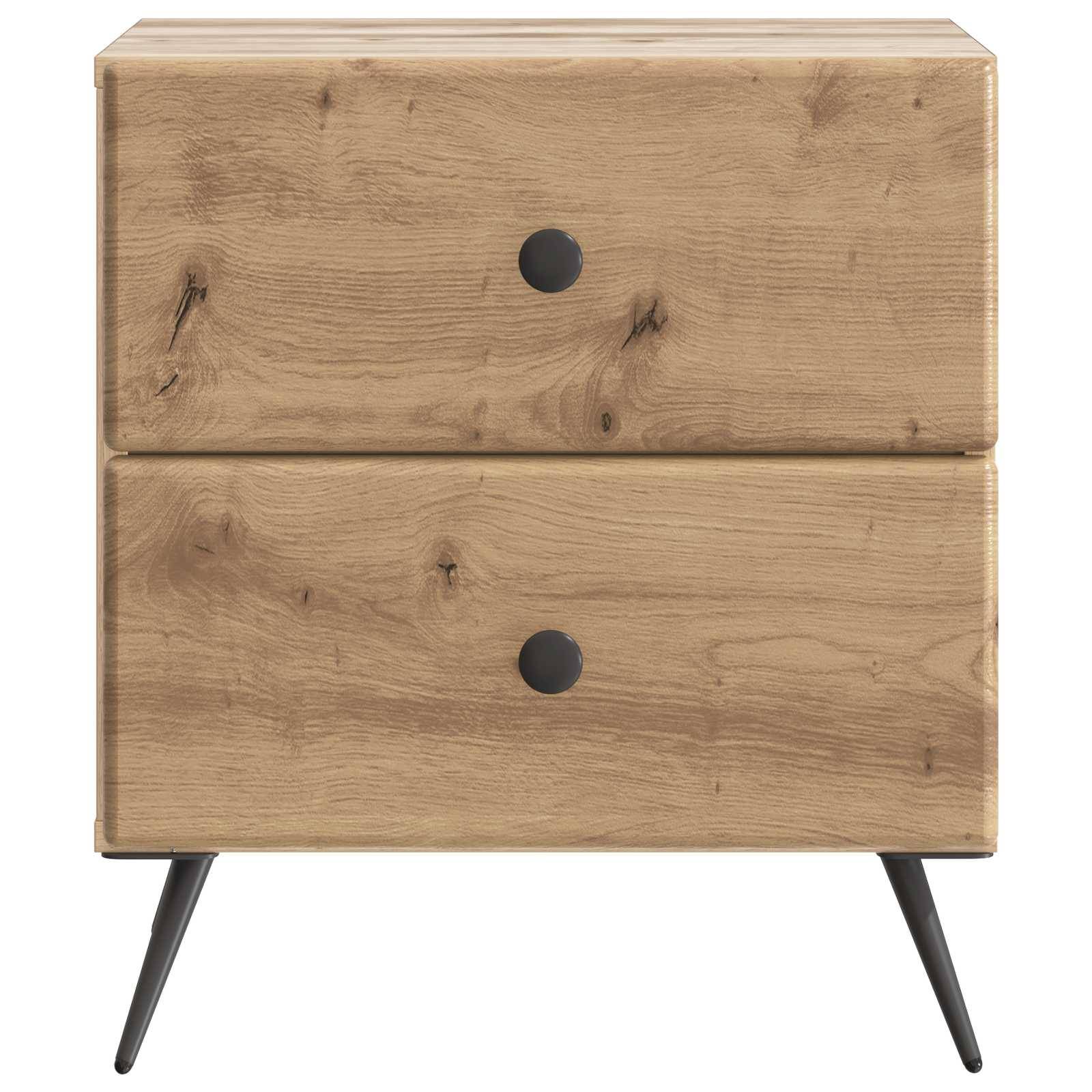 vidaXL Nachttisch Artisan-Eiche 43 x 34,5 x 47,5 cm Holzwerkstoff