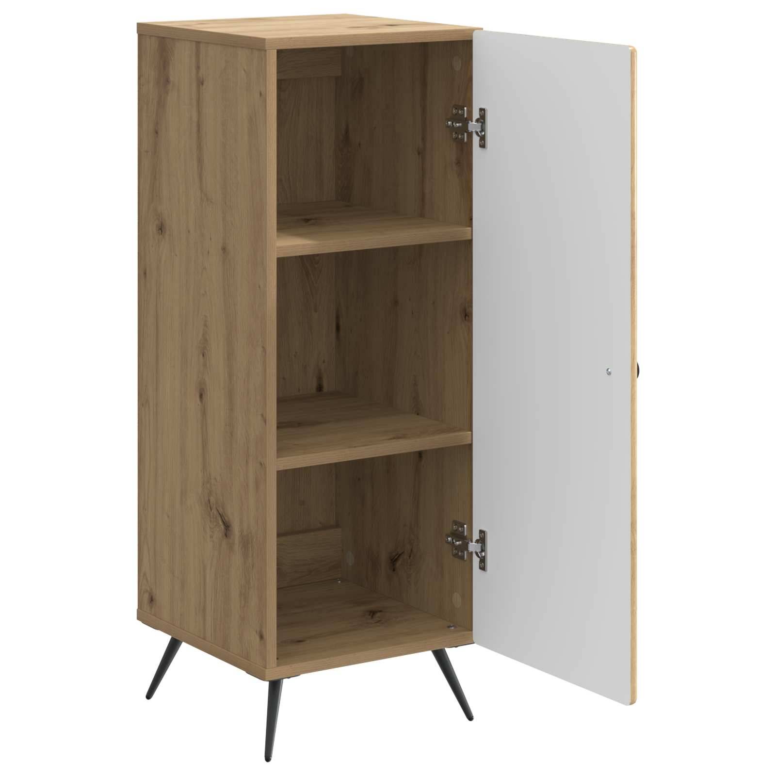 vidaXL Sideboard Artisan-Eiche 33 x 34,5 x 90 cm Holzwerkstoff