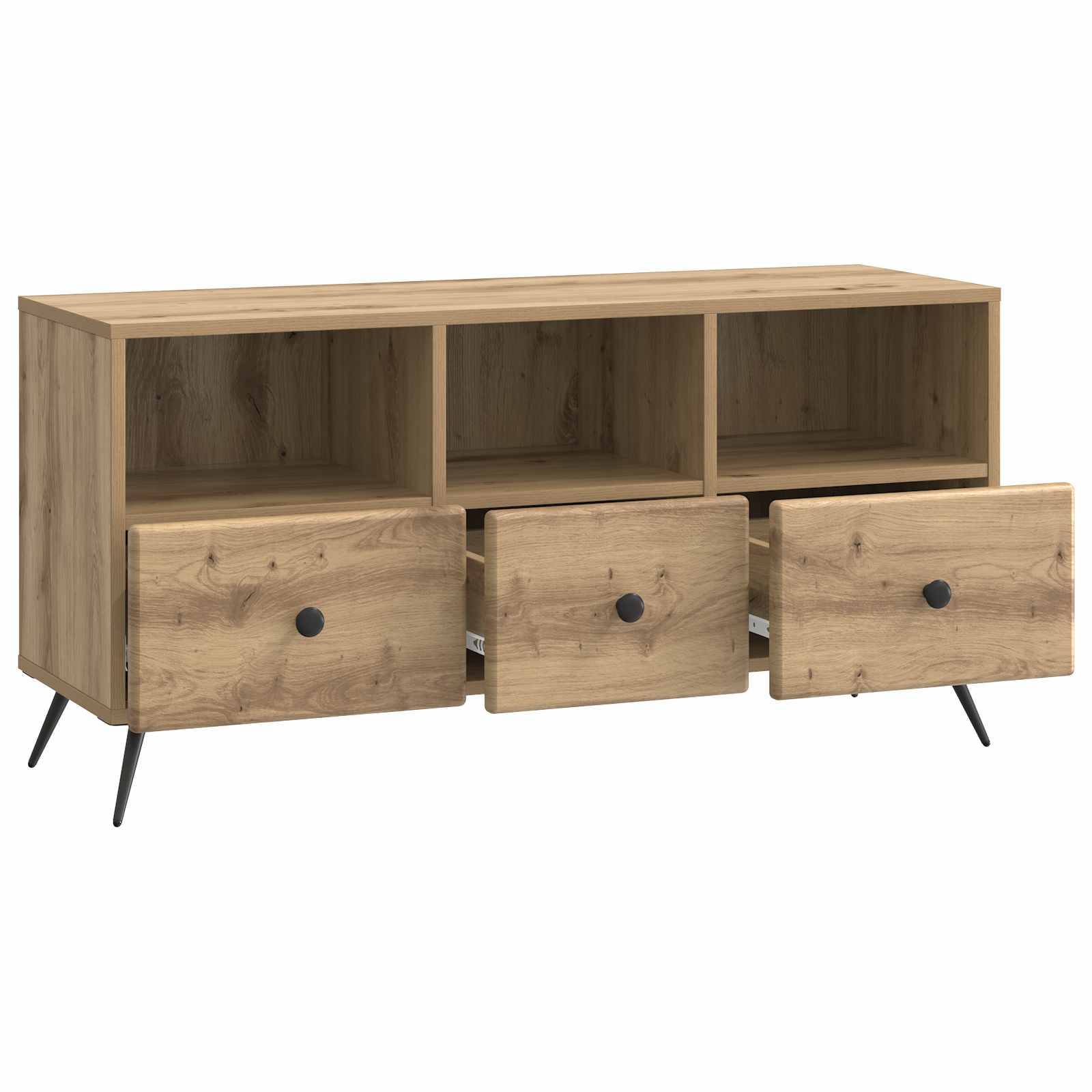 vidaXL TV-Schränk Artisan-Eiche 102 x 34,5 x 50 cm Holzwerkstoff