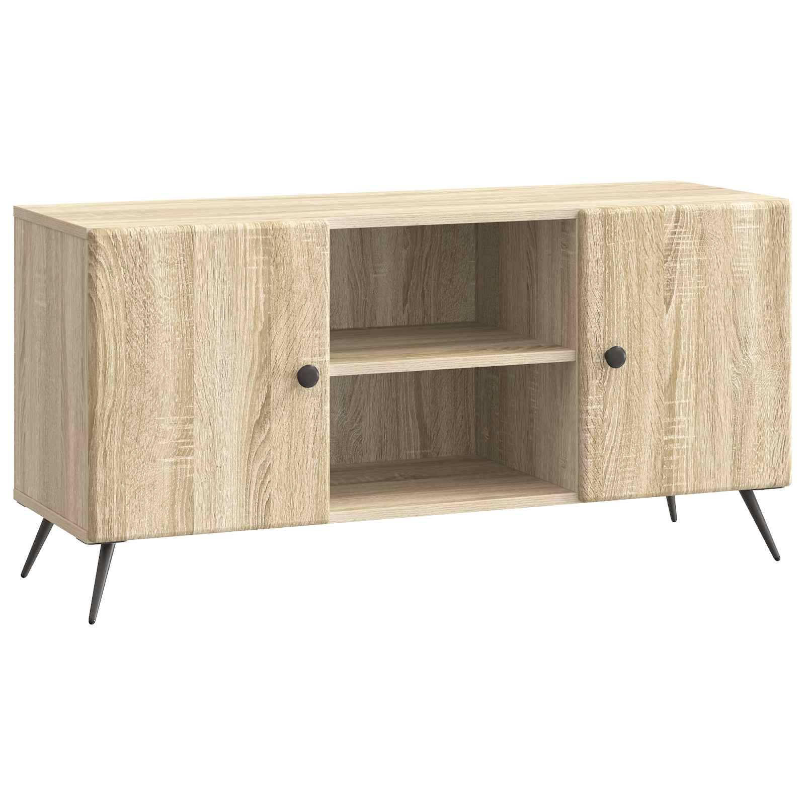 vidaXL TV-Schränk Sonoma-Eiche 102 x 34,5 x 50 cm Holzwerkstoff
