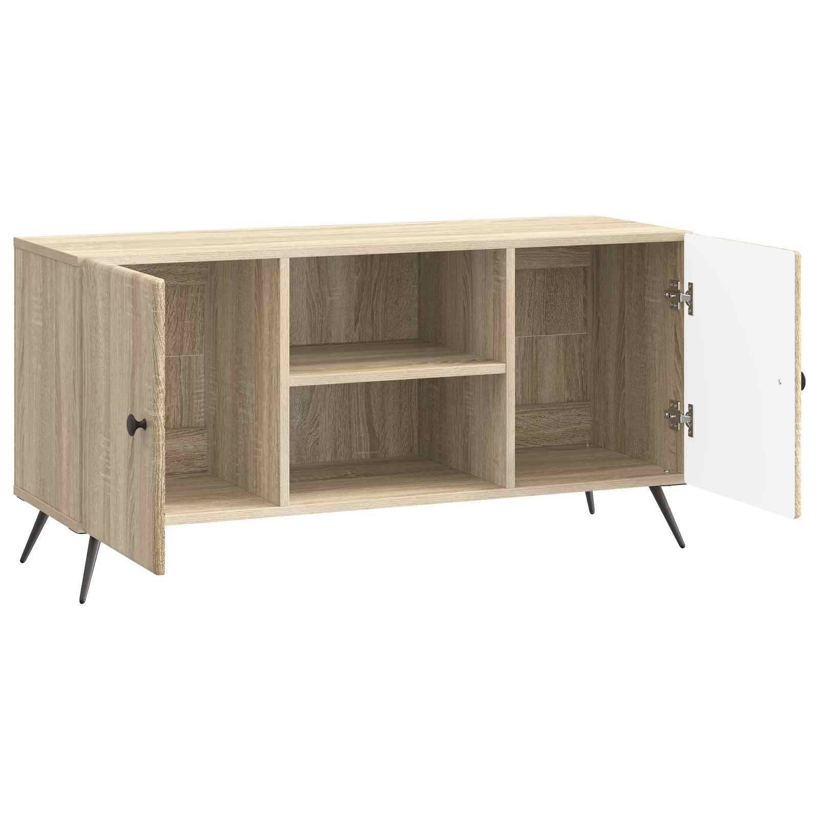 vidaXL TV-Schränk Sonoma-Eiche 102 x 34,5 x 50 cm Holzwerkstoff