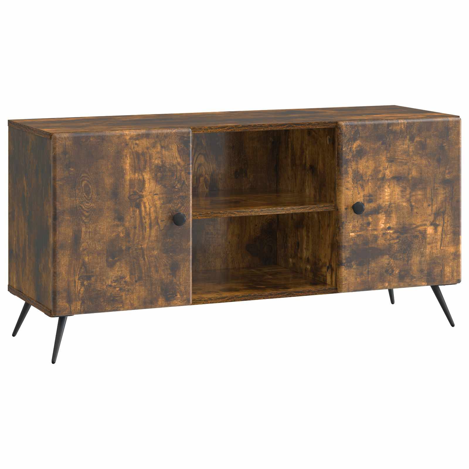 vidaXL TV-Schränk Geräucherte Eiche 102 x 34,5 x 50 cm Holzwerkstoff