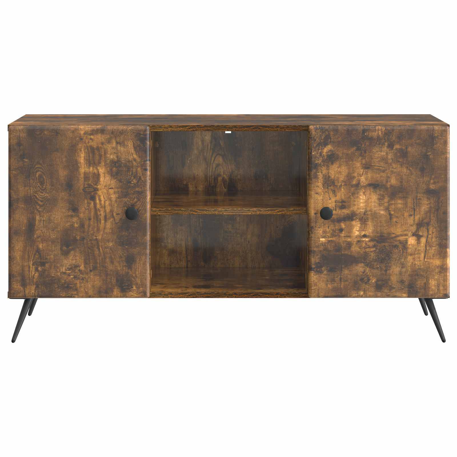 vidaXL TV-Schränk Geräucherte Eiche 102 x 34,5 x 50 cm Holzwerkstoff