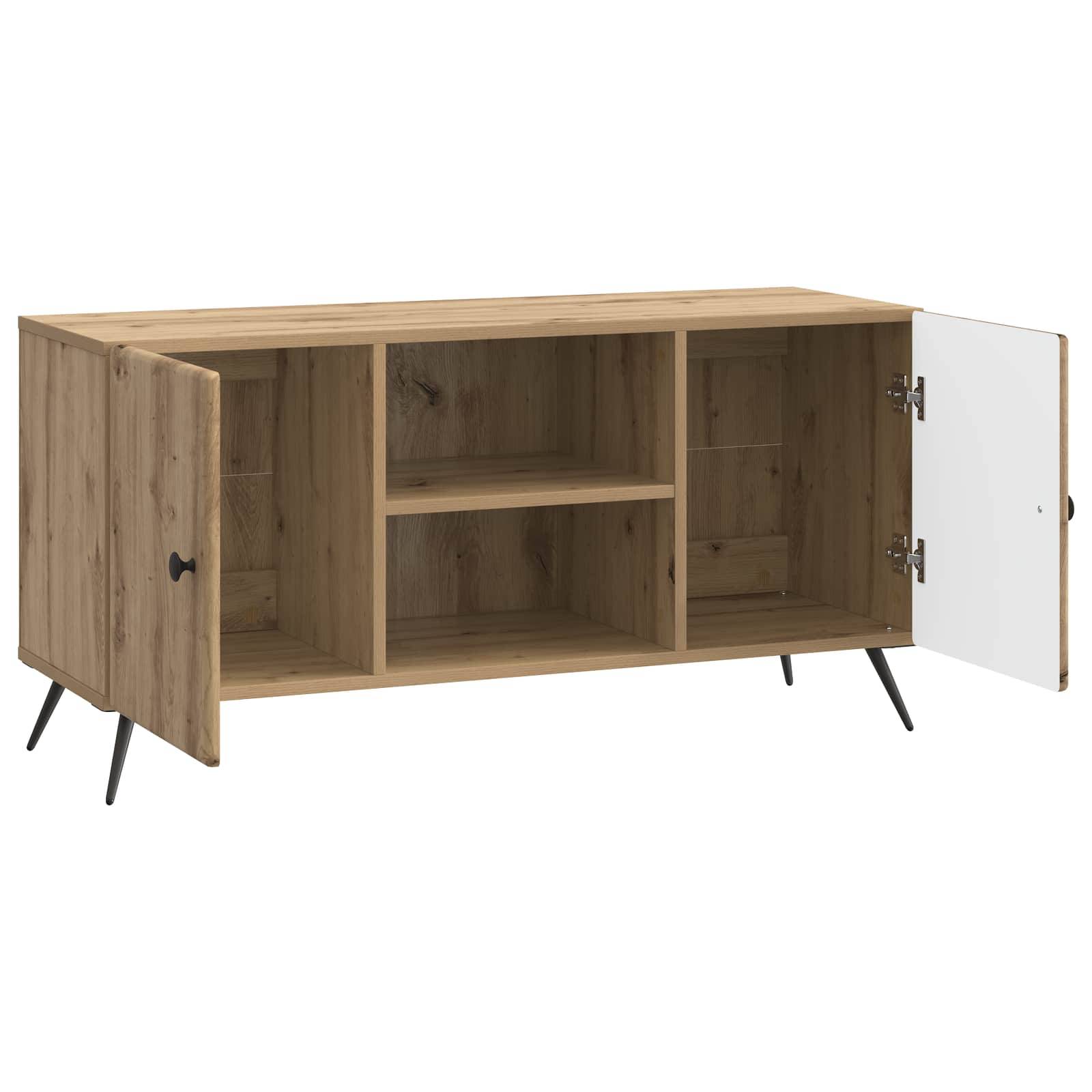 vidaXL TV-Schränk Artisan-Eiche 102 x 34,5 x 50 cm Holzwerkstoff
