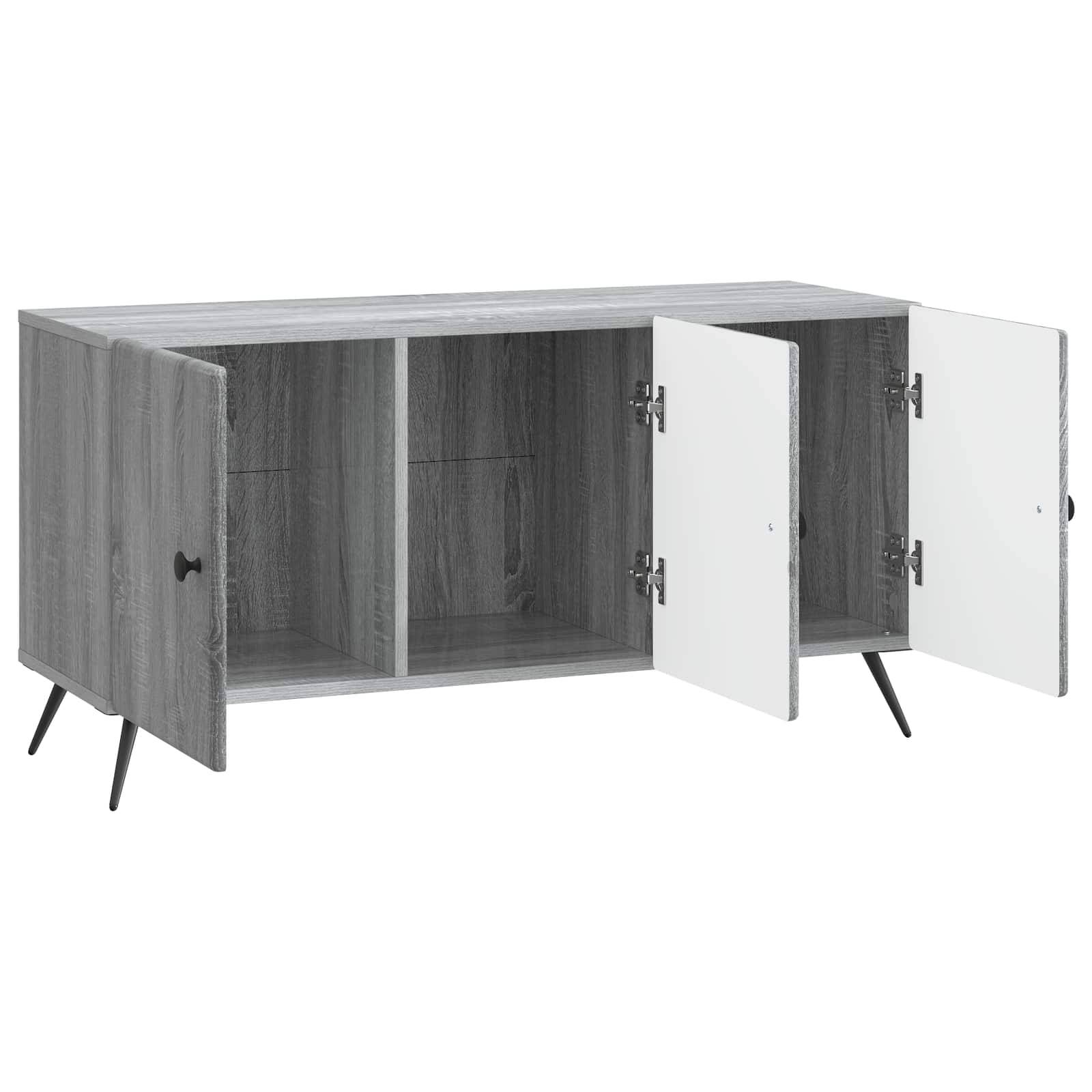 vidaXL TV-Schränk Graues Sonoma 99 x 34,5 x 50 cm Holzwerkstoff