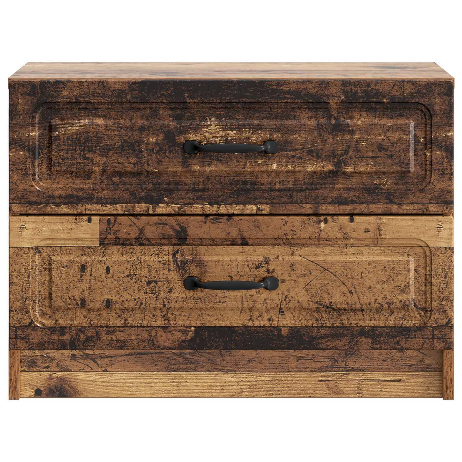 vidaXL Nachttisch Altholz 62 x 34,5 x 44,5 cm Holzwerkstoff