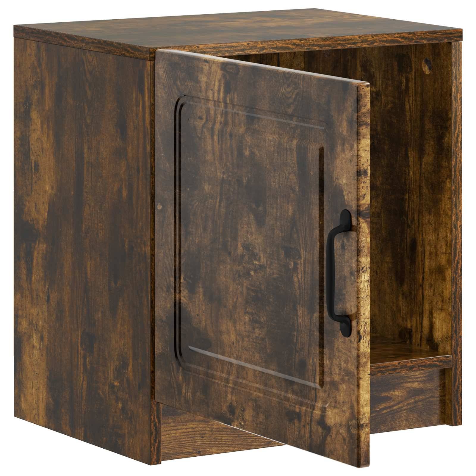 vidaXL Nachttisch Geräucherte Eiche 43 x 34,5 x 47 cm Holzwerkstoff
