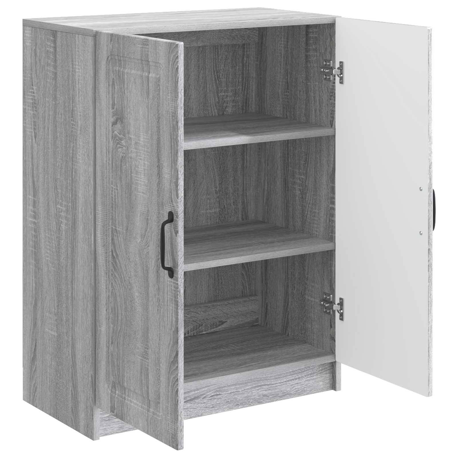 vidaXL Sideboard Graues Sonoma 66 x 34,5 x 87 cm Holzwerkstoff