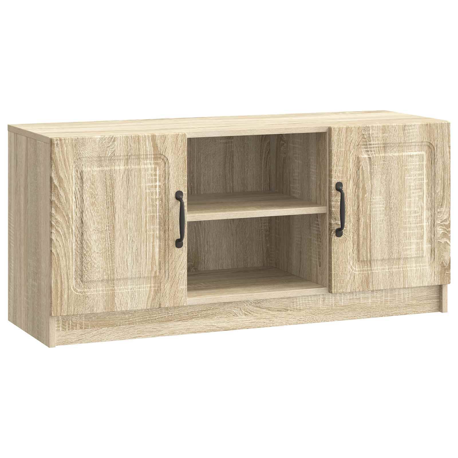 vidaXL TV-Schränk Sonoma-Eiche 102 x 34,5 x 47 cm Holzwerkstoff