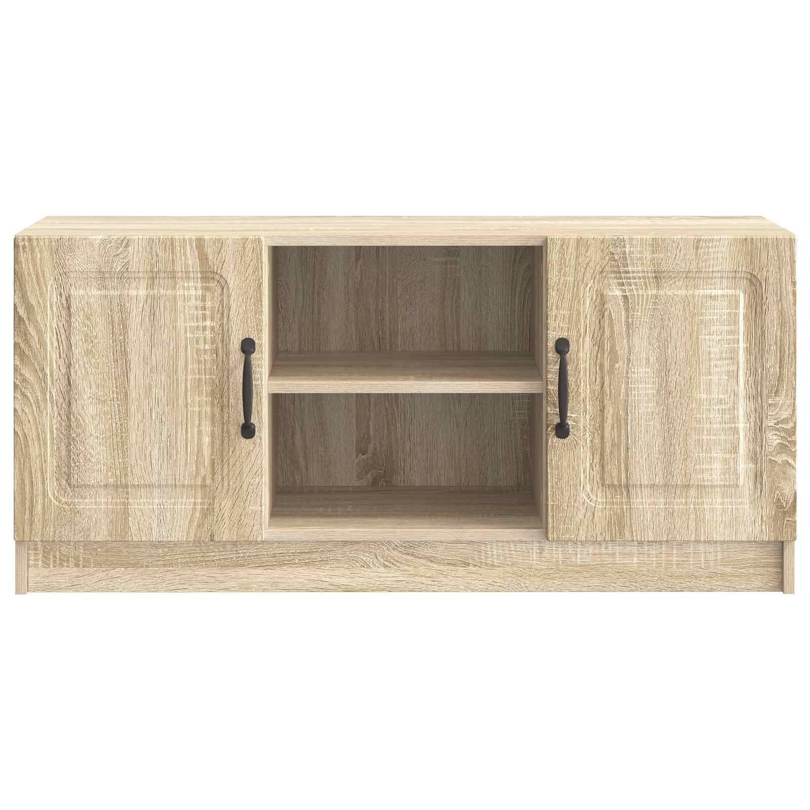 vidaXL TV-Schränk Sonoma-Eiche 102 x 34,5 x 47 cm Holzwerkstoff