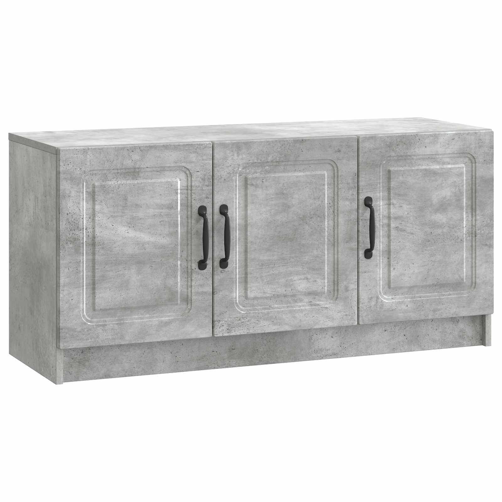vidaXL TV-Schränk Betongrau 99 x 34,5 x 47 cm Holzwerkstoff