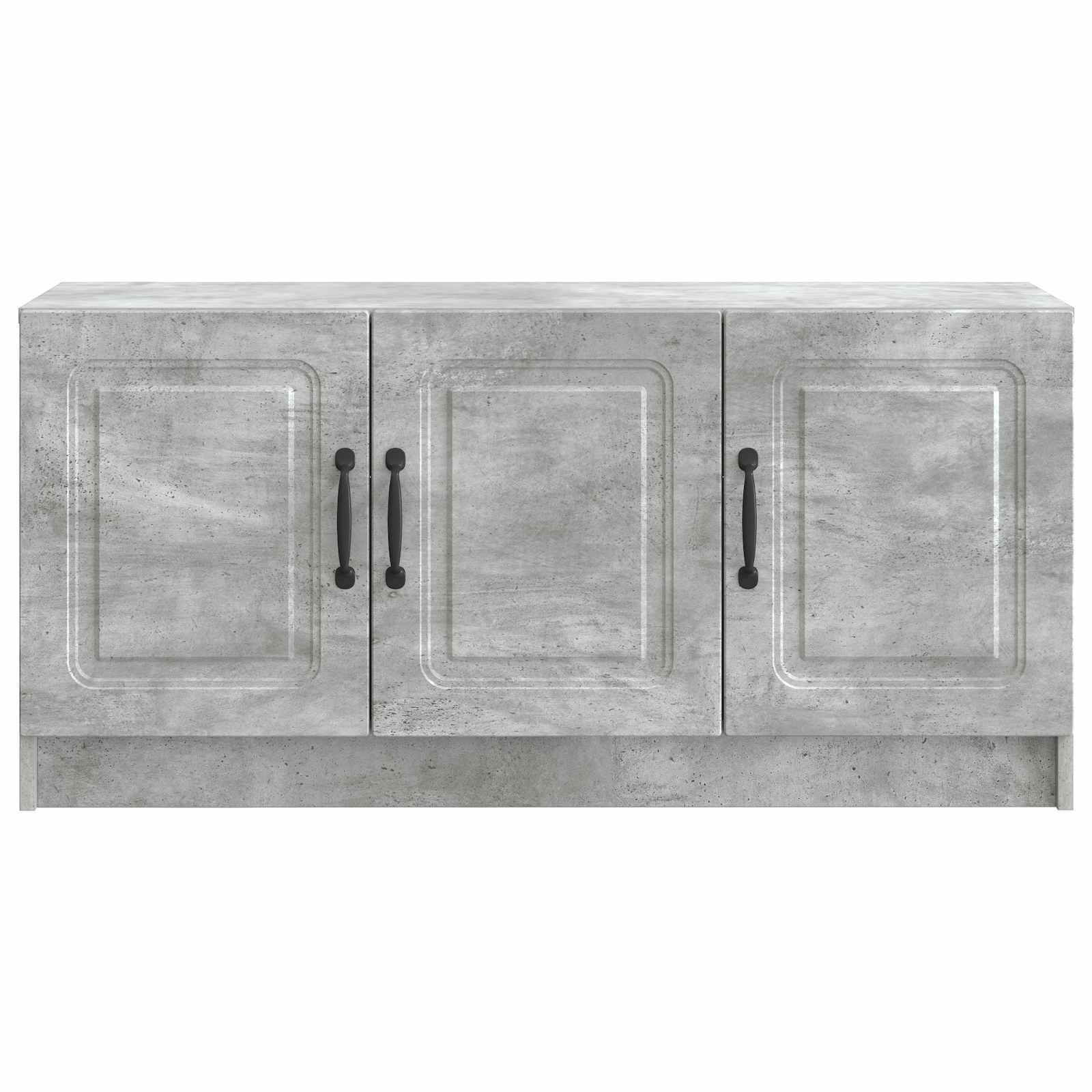 vidaXL TV-Schränk Betongrau 99 x 34,5 x 47 cm Holzwerkstoff