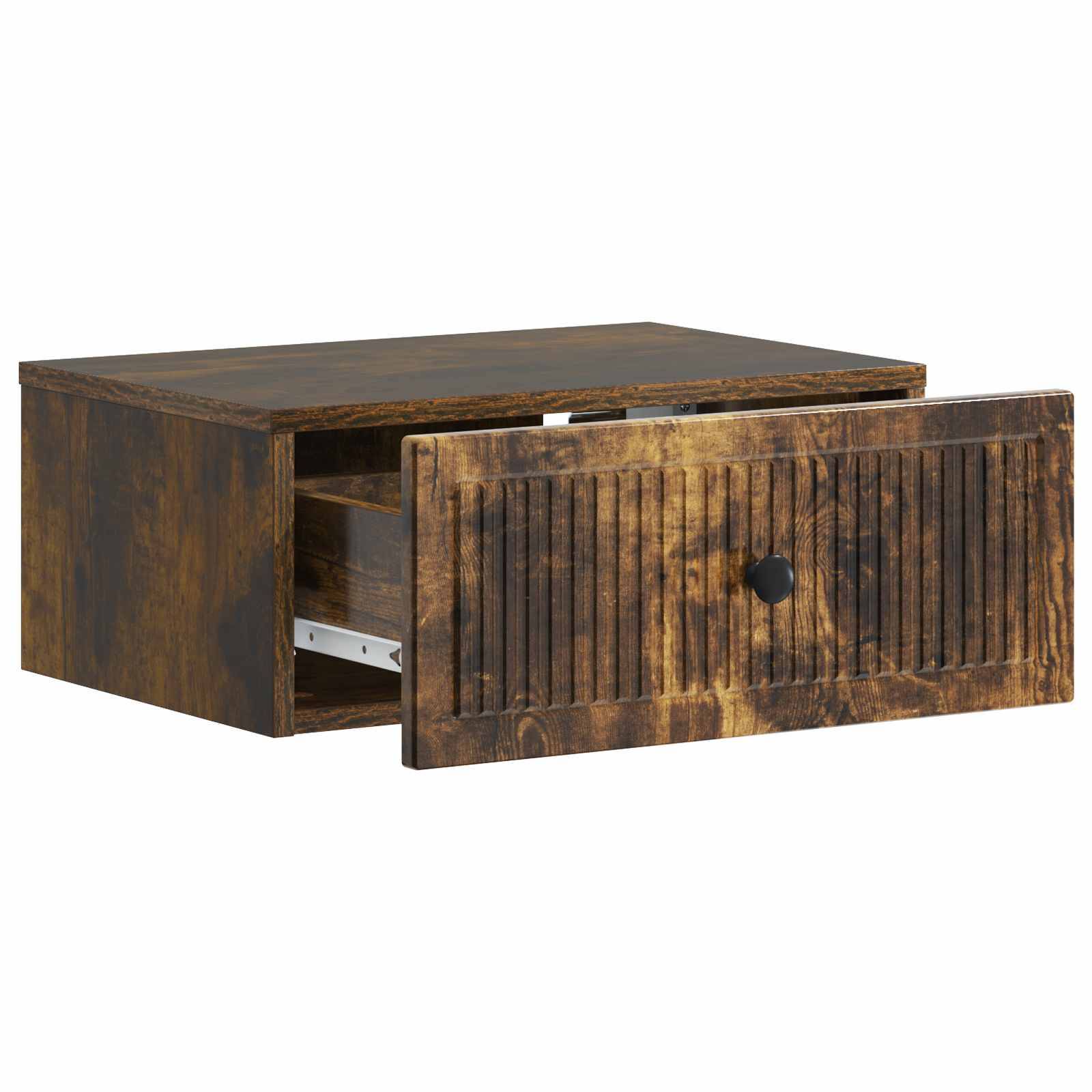 vidaXL Nachttisch 2 pcs Geräucherte Eiche 49 x 34,5 x 20 cm