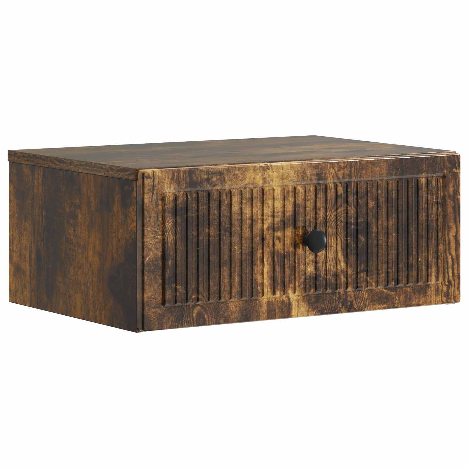vidaXL Nachttisch 2 pcs Geräucherte Eiche 49 x 34,5 x 20 cm