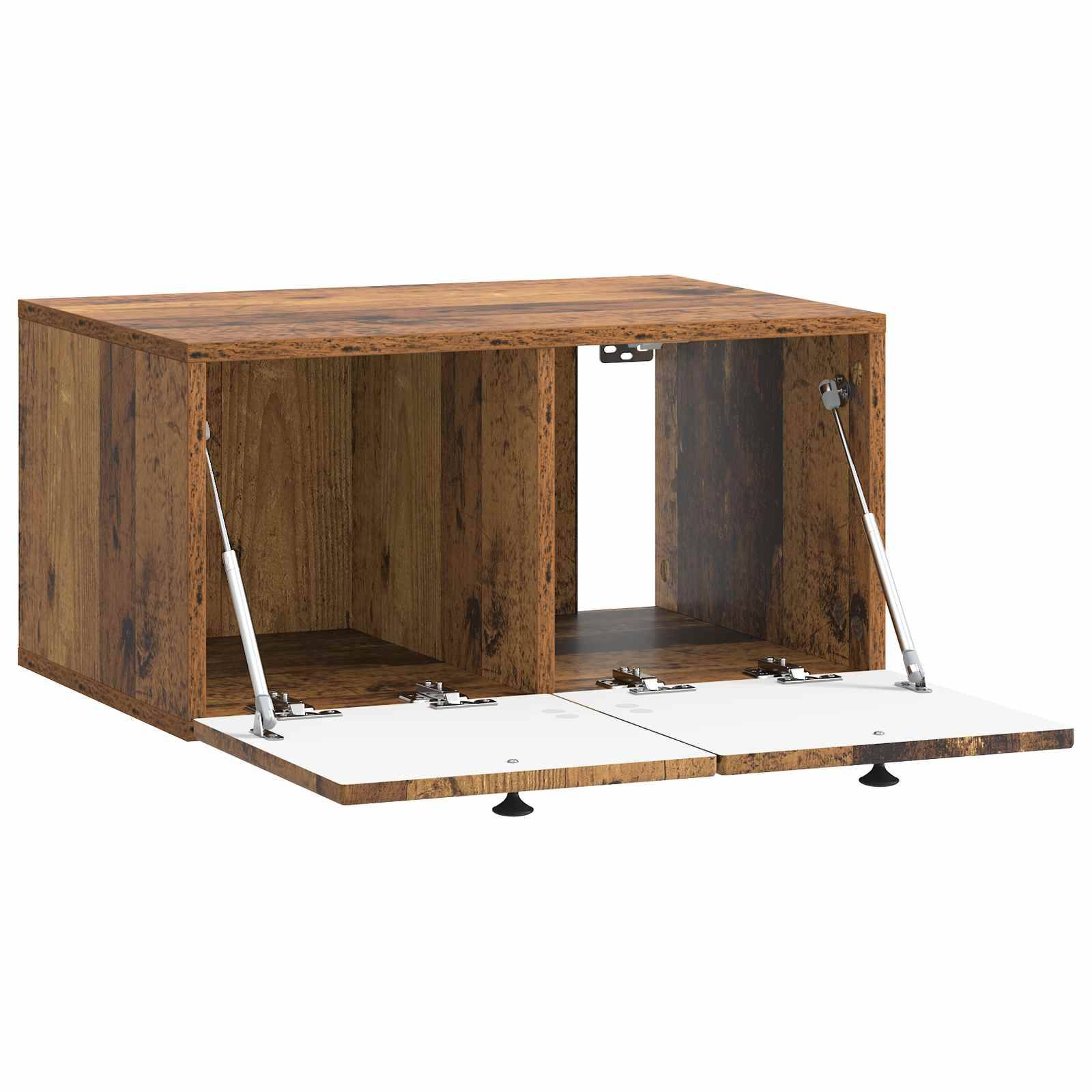 vidaXL Wandmontierter TV-Schrank Altholz 59,5 x 41 x 30 cm