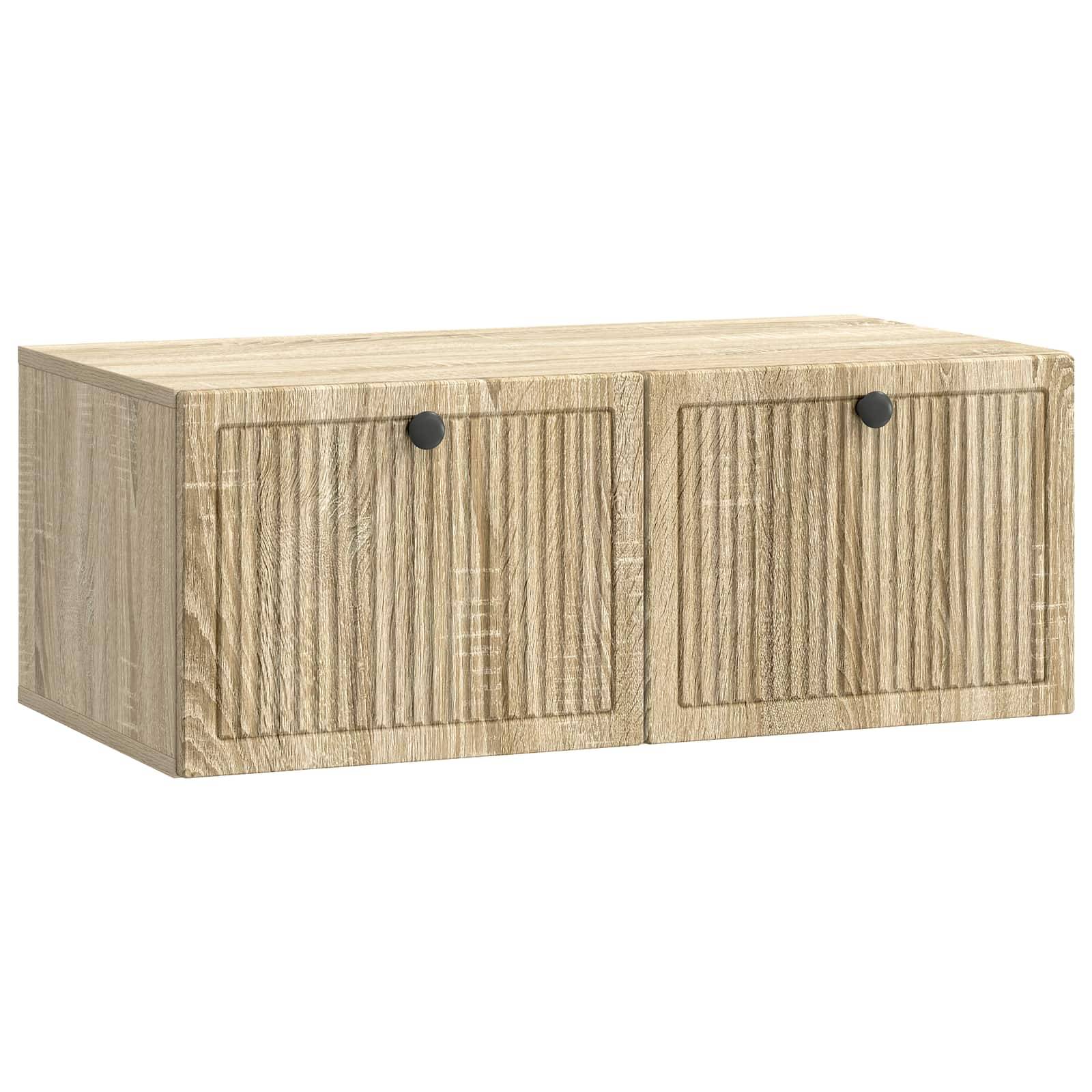 vidaXL Wandmontierter TV-Schrank Sonoma-Eiche 78,5 x 41 x 30 cm