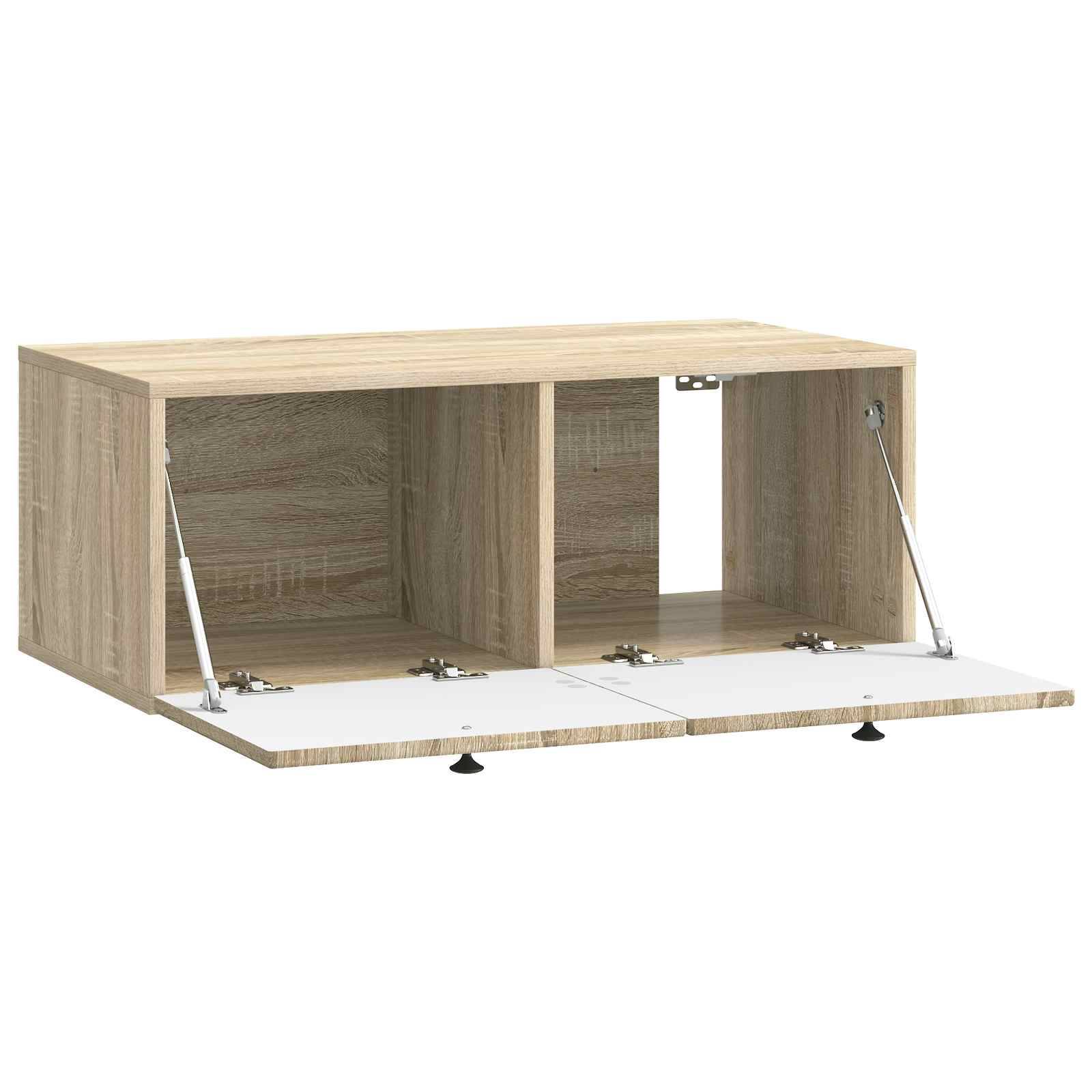 vidaXL Wandmontierter TV-Schrank Sonoma-Eiche 78,5 x 41 x 30 cm