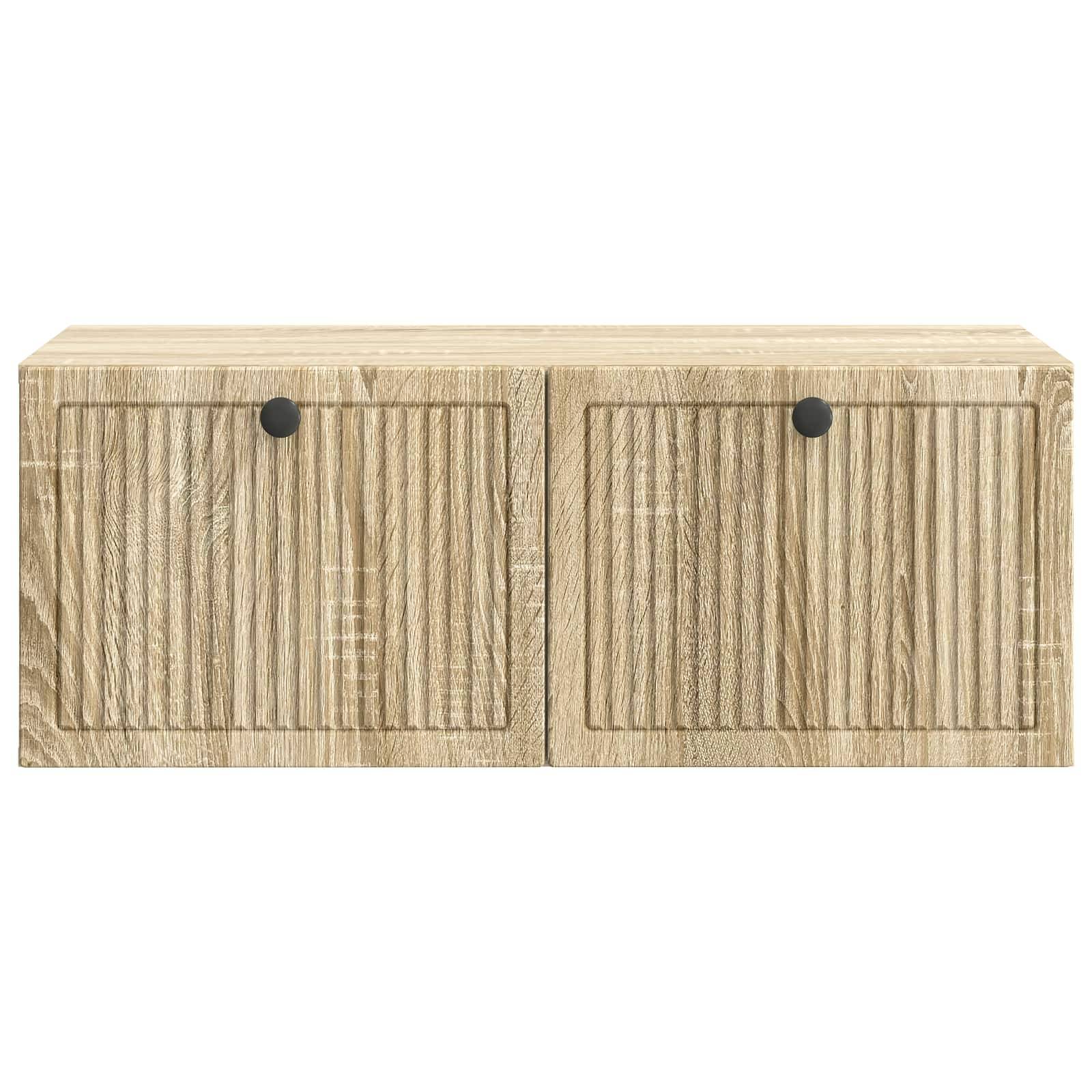 vidaXL Wandmontierter TV-Schrank Sonoma-Eiche 78,5 x 41 x 30 cm