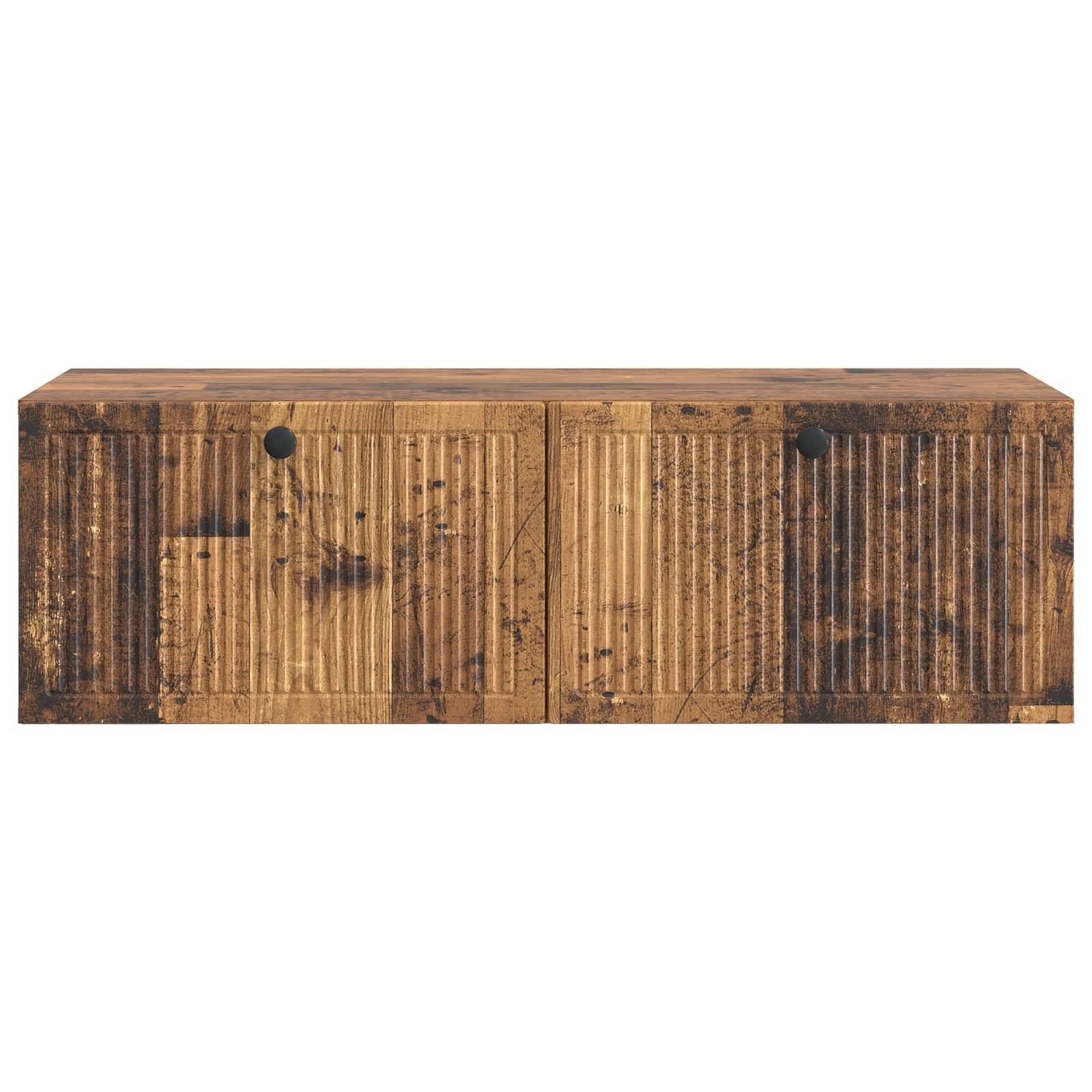 vidaXL Wandmontierter TV-Schrank Altholz 98 x 41 x 30 cm Holzwerkstoff