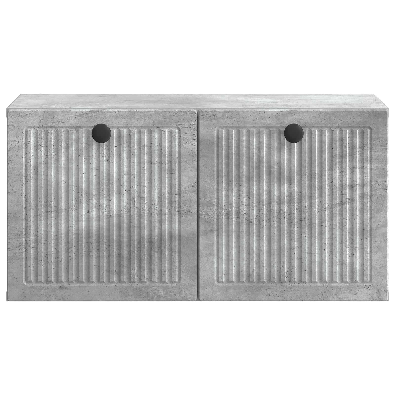 vidaXL Wandmontierter TV-Schrank Betongrau 59,5 x 31 x 30 cm