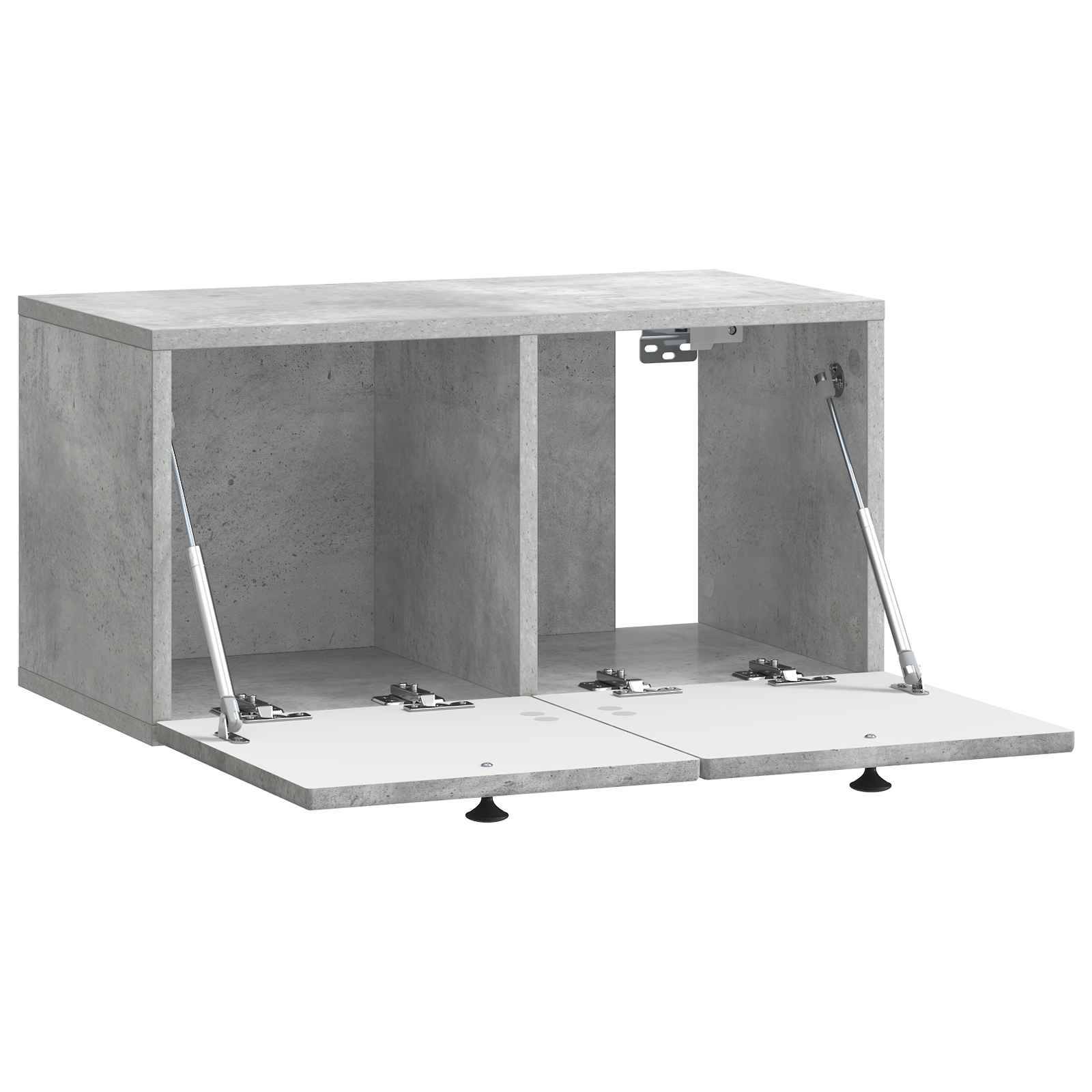 vidaXL Wandmontierter TV-Schrank Betongrau 59,5 x 31 x 30 cm