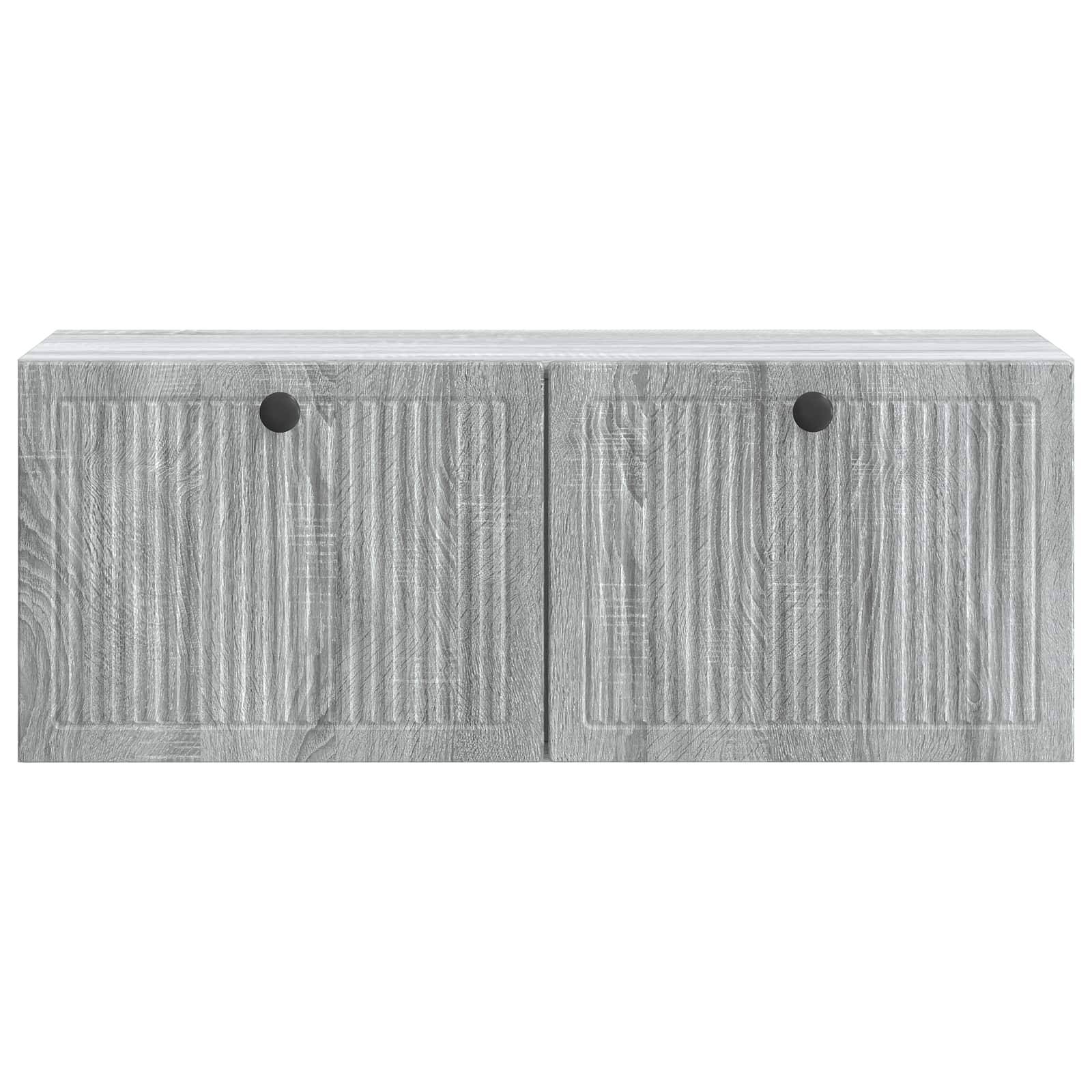 vidaXL Wandmontierter TV-Schrank Graues Sonoma 78,5 x 31 x 30 cm