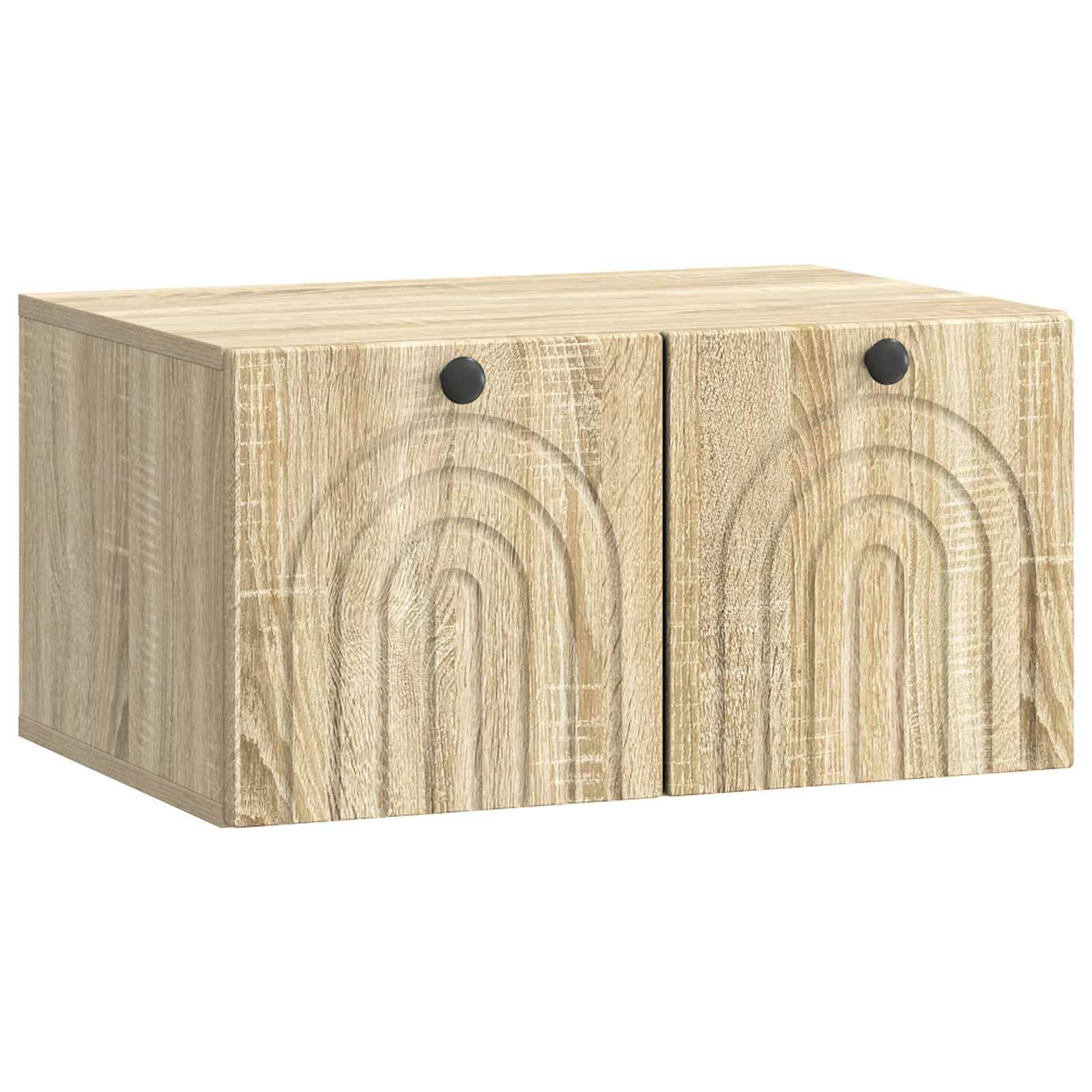vidaXL Wandmontierter TV-Schrank Sonoma-Eiche 59,5 x 41 x 30 cm