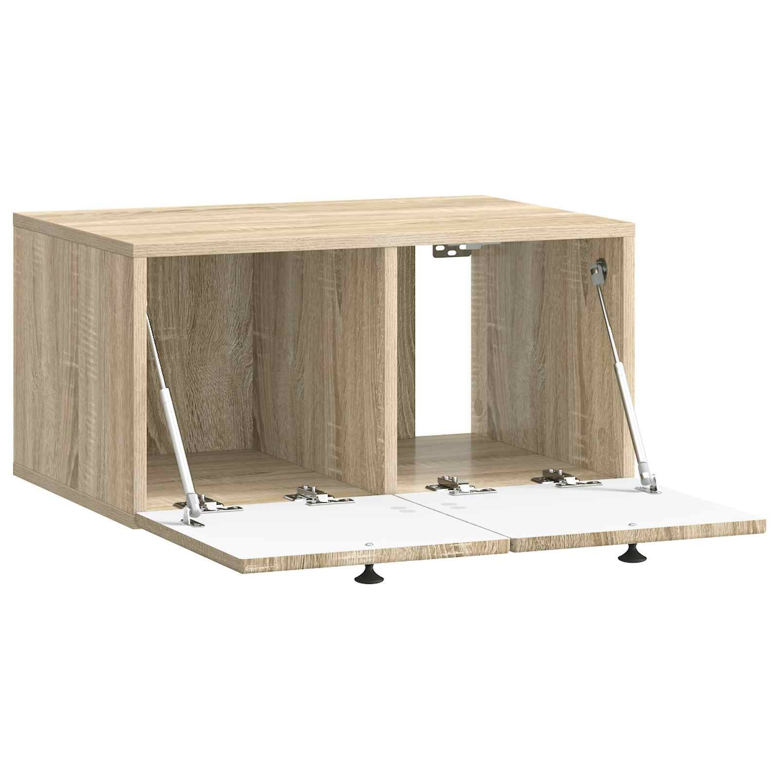 vidaXL Wandmontierter TV-Schrank Sonoma-Eiche 59,5 x 41 x 30 cm