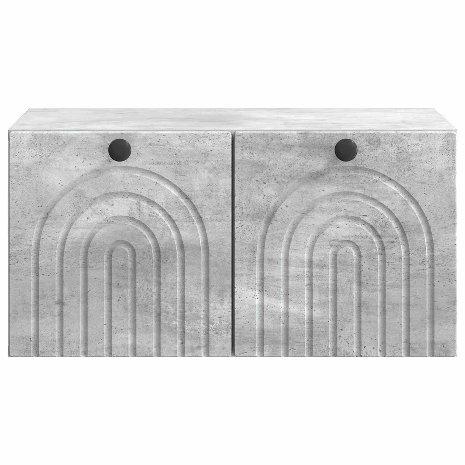 vidaXL Wandmontierter TV-Schrank Betongrau 59,5 x 41 x 30 cm