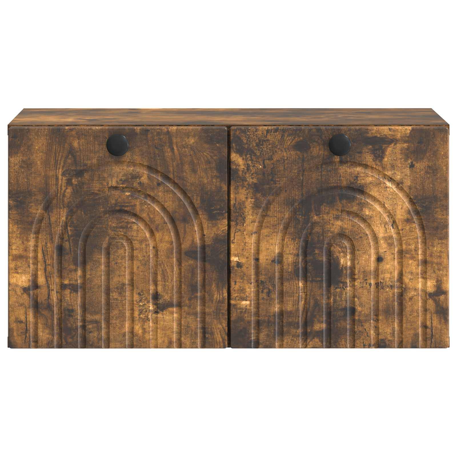 vidaXL Wandmontierter TV-Schrank Geräucherte Eiche 59,5 x 31 x 30 cm