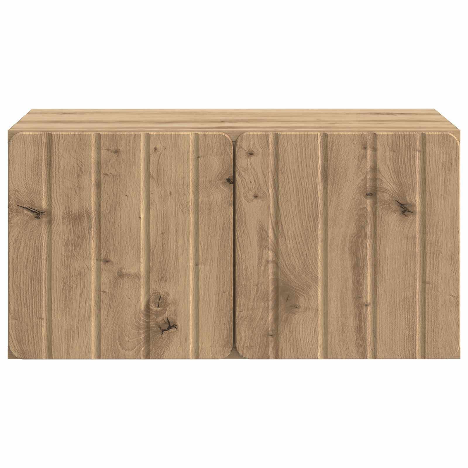vidaXL Wandmontierter TV-Schrank Artisan-Eiche 59,5 x 41 x 30 cm