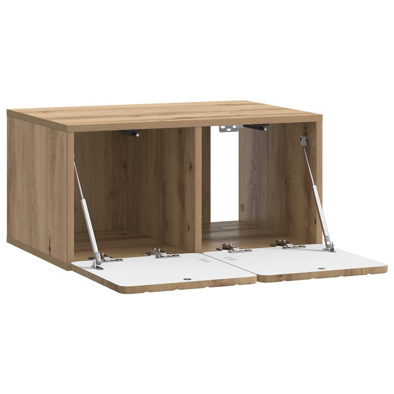 vidaXL Wandmontierter TV-Schrank Artisan-Eiche 59,5 x 41 x 30 cm