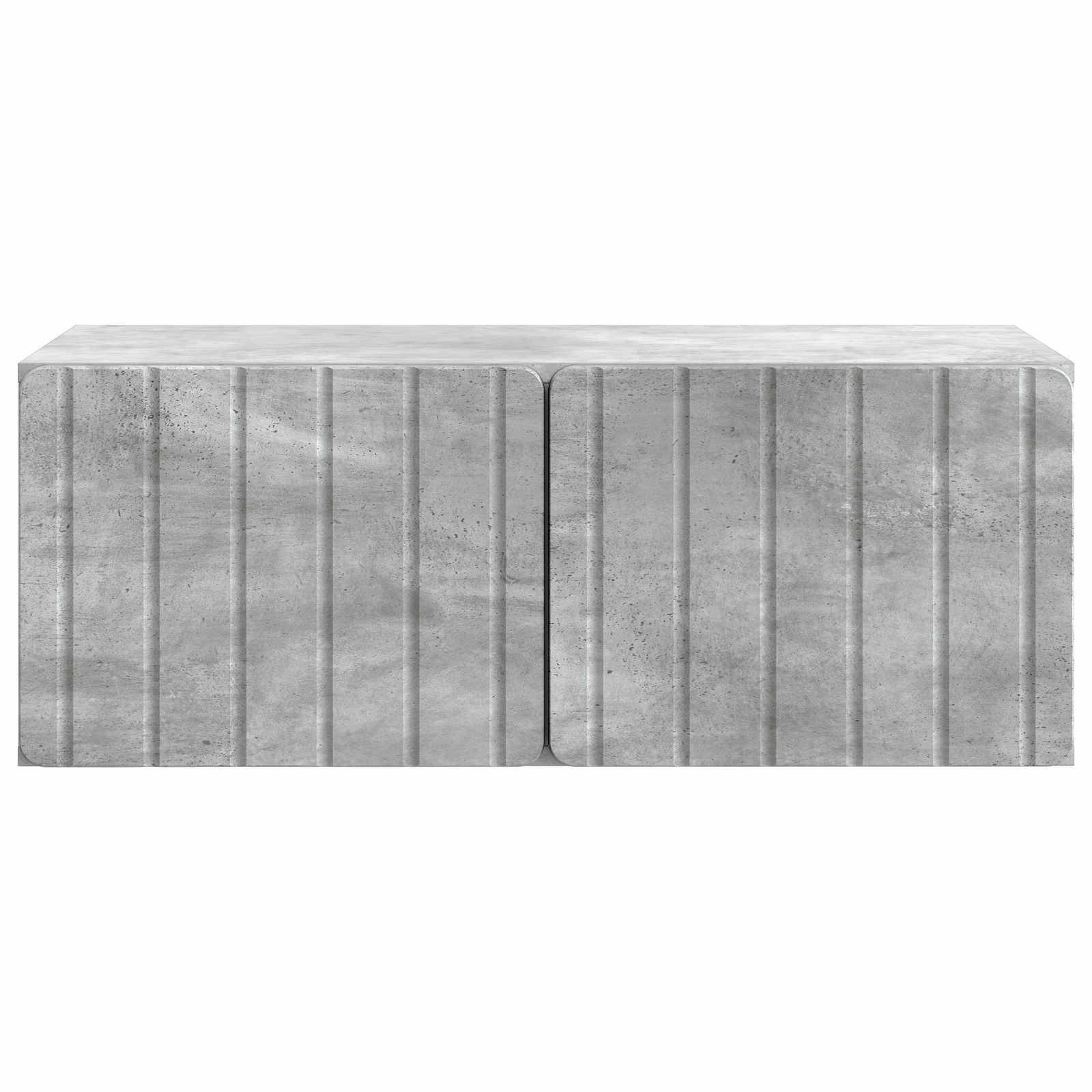 vidaXL Wandmontierter TV-Schrank Betongrau 78,5 x 41 x 30 cm