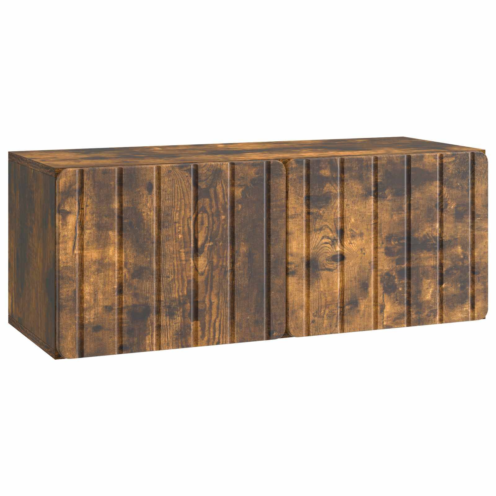 vidaXL Wandmontierter TV-Schrank Geräucherte Eiche 78,5 x 31 x 30 cm
