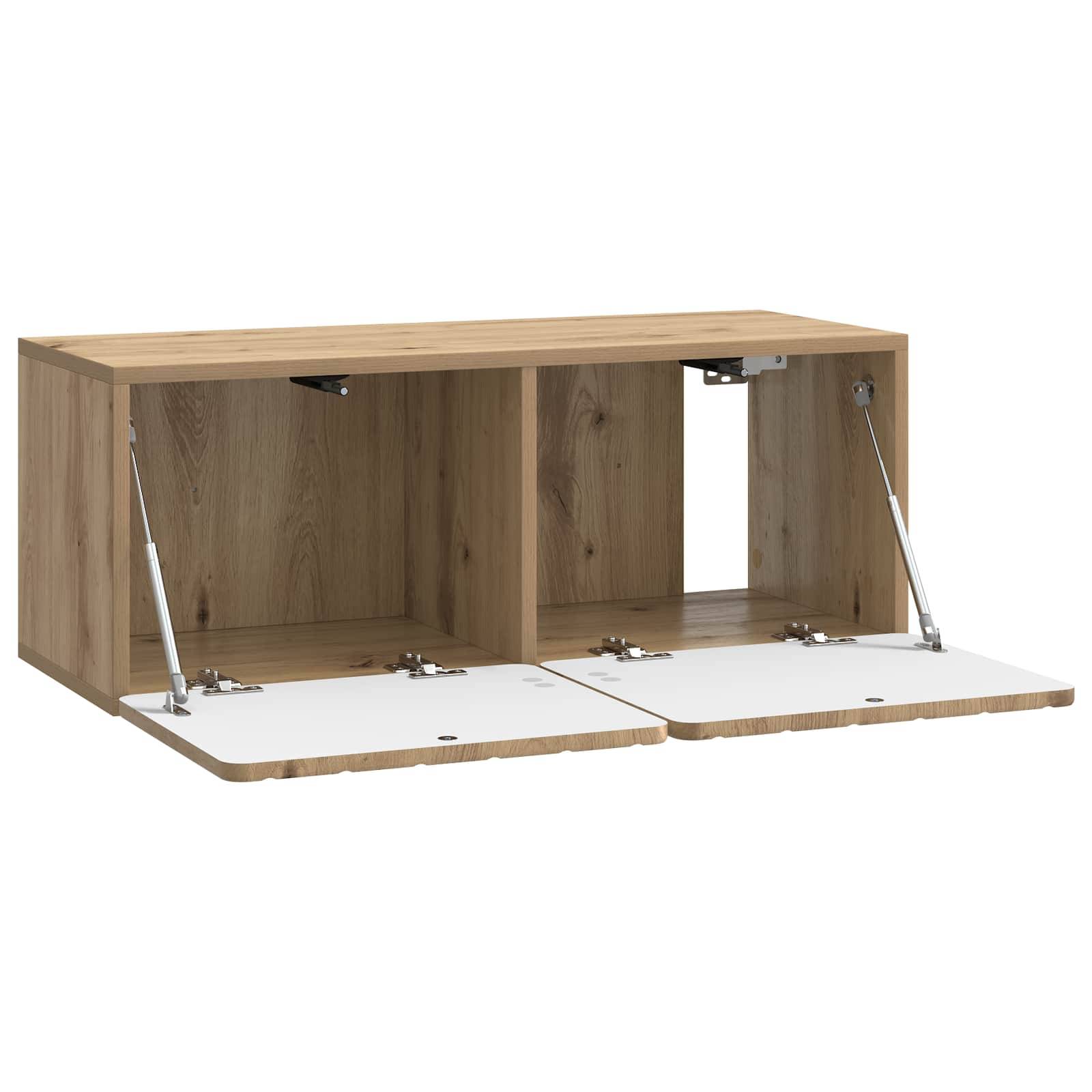 vidaXL Wandmontierter TV-Schrank Artisan-Eiche 78,5 x 31 x 30 cm