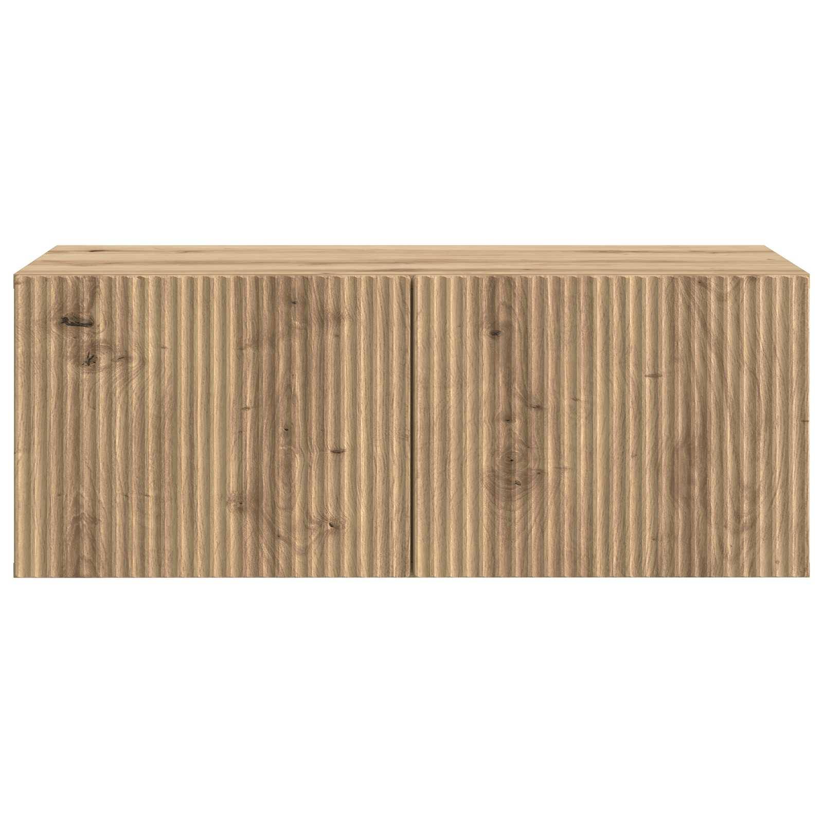 vidaXL Wandmontierter TV-Schrank Artisan-Eiche 78,5 x 41 x 30 cm